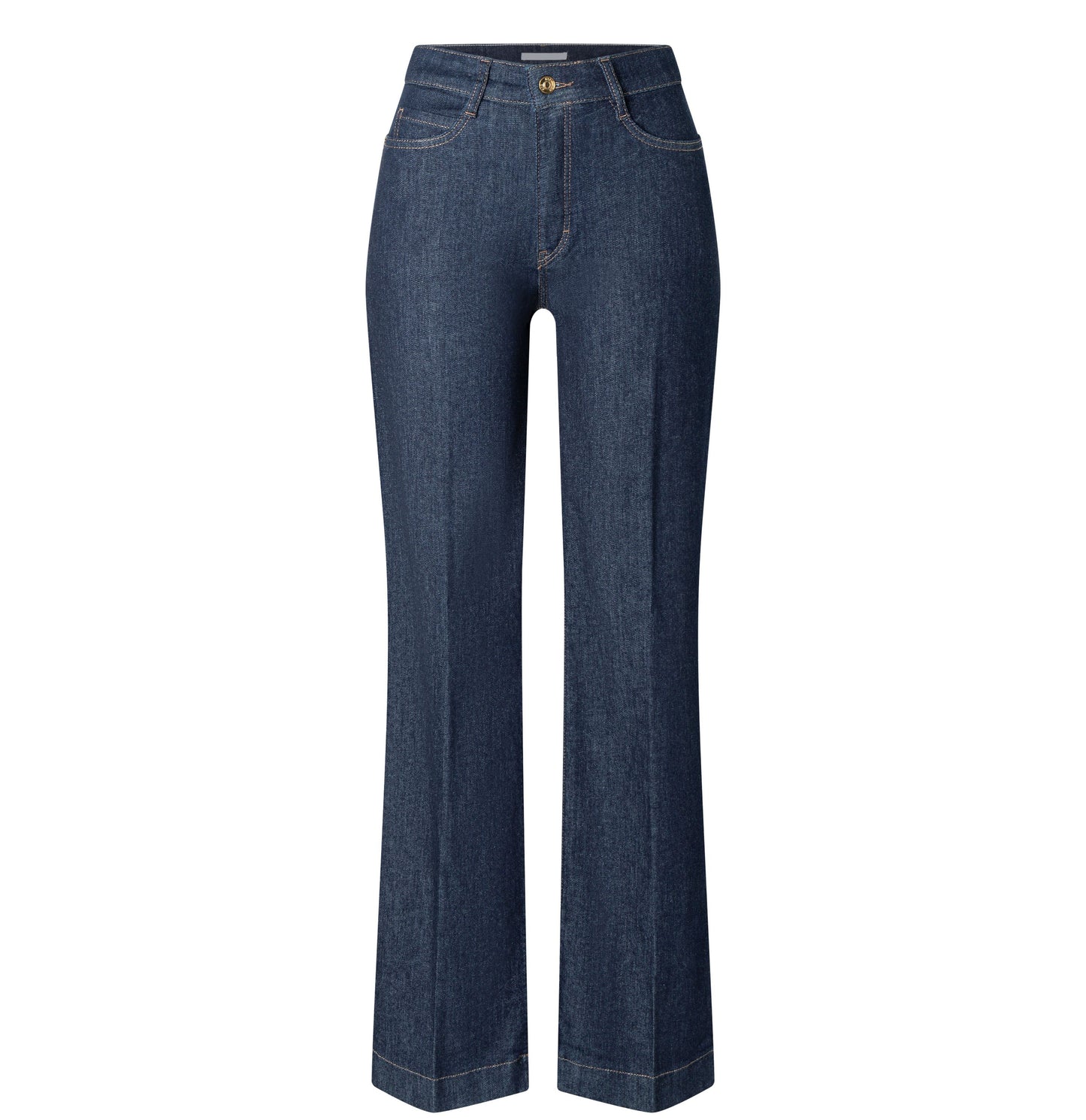 Mac Damen Jeans Hose Wide Authentic Stretch Denim Blue 0387L522890 D683