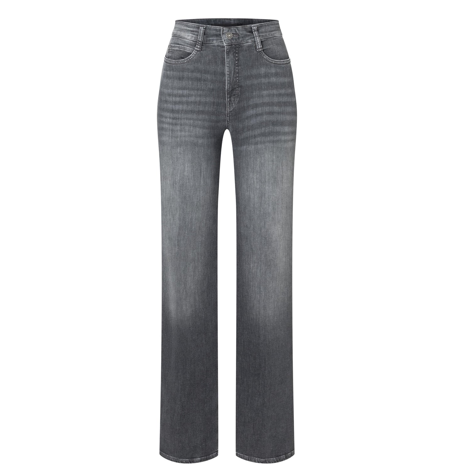 Mac Damen Jeans Hose Wide Authentic Stretch Denim Grey 0387L522890 D901