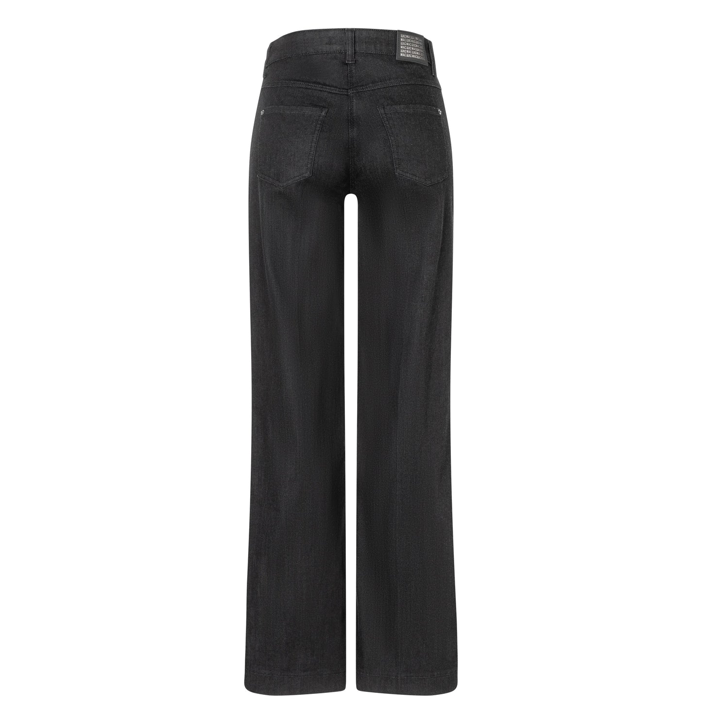 Mac Damen Jeans Hose Wide Authentic Stretch Denim Black 0387L522890 D999