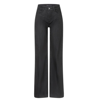 Mac Damen Jeans Hose Wide Authentic Stretch Denim Black 0387L522890 D999