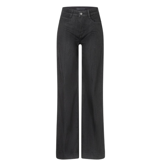 Mac Damen Jeans Hose Wide Authentic Stretch Denim Black 0387L522890 D999