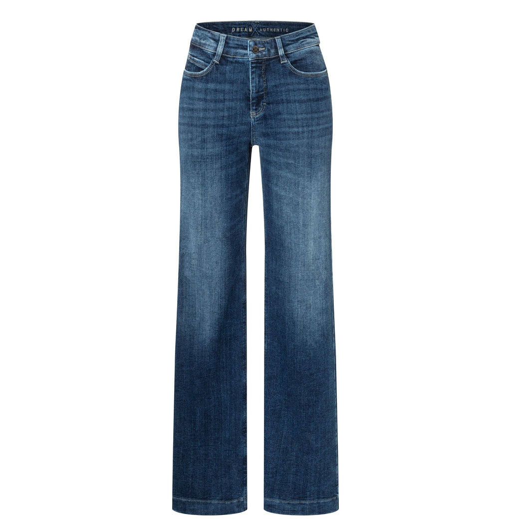 MAC JEANS - DREAM WIDE, Authentic mega flex - Wide Fit - 5439-90-0358L-D574 - blau
