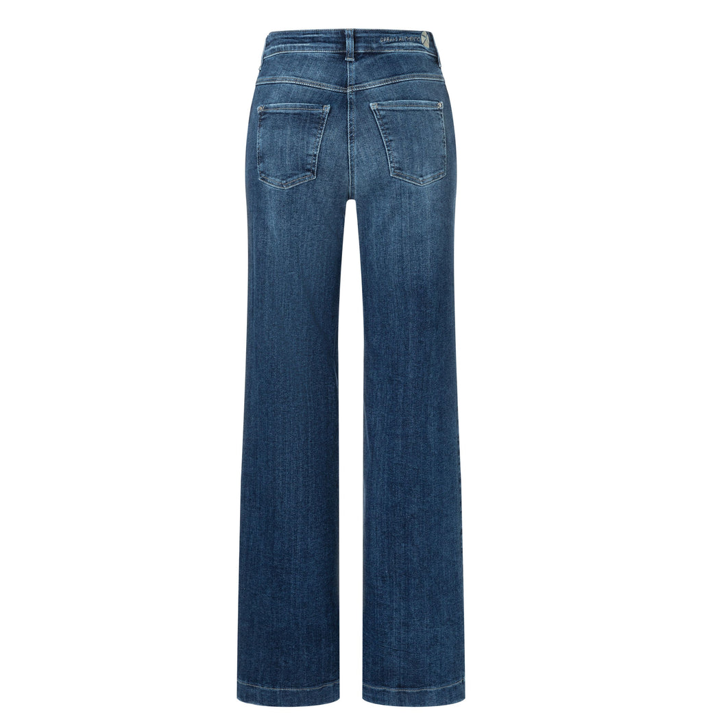 MAC JEANS - DREAM WIDE, Authentic mega flex - Wide Fit - 5439-90-0358L-D574 - blau