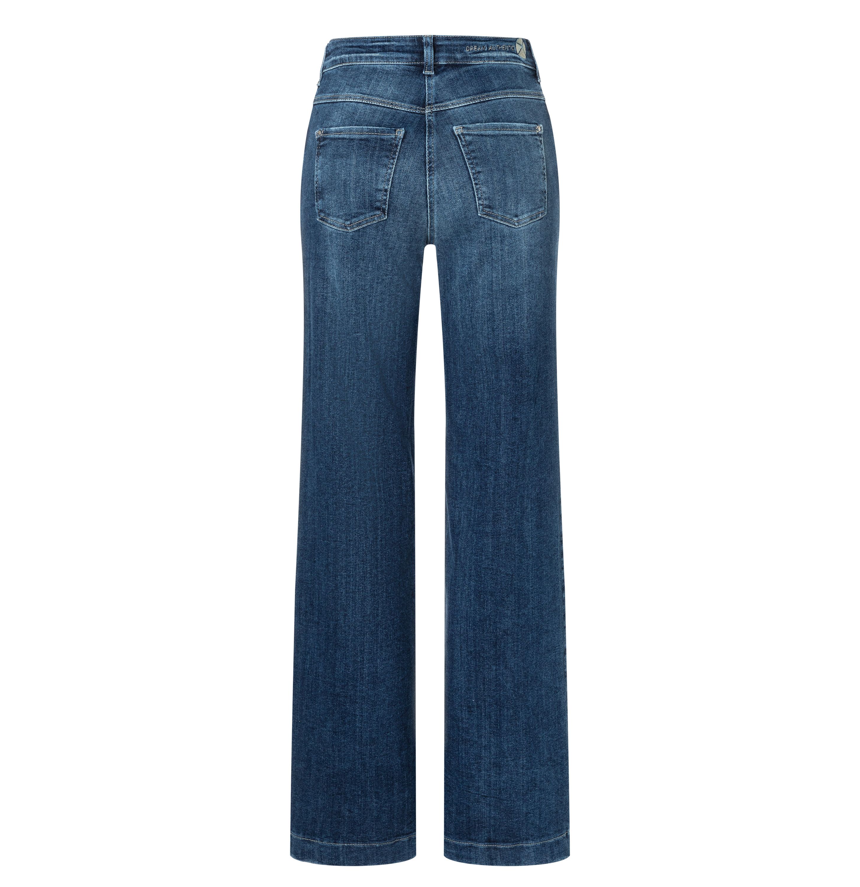 MAC JEANS - DREAM WIDE, Authentic mega flex - Wide Fit - 5439-90-0358L-D574 - blau