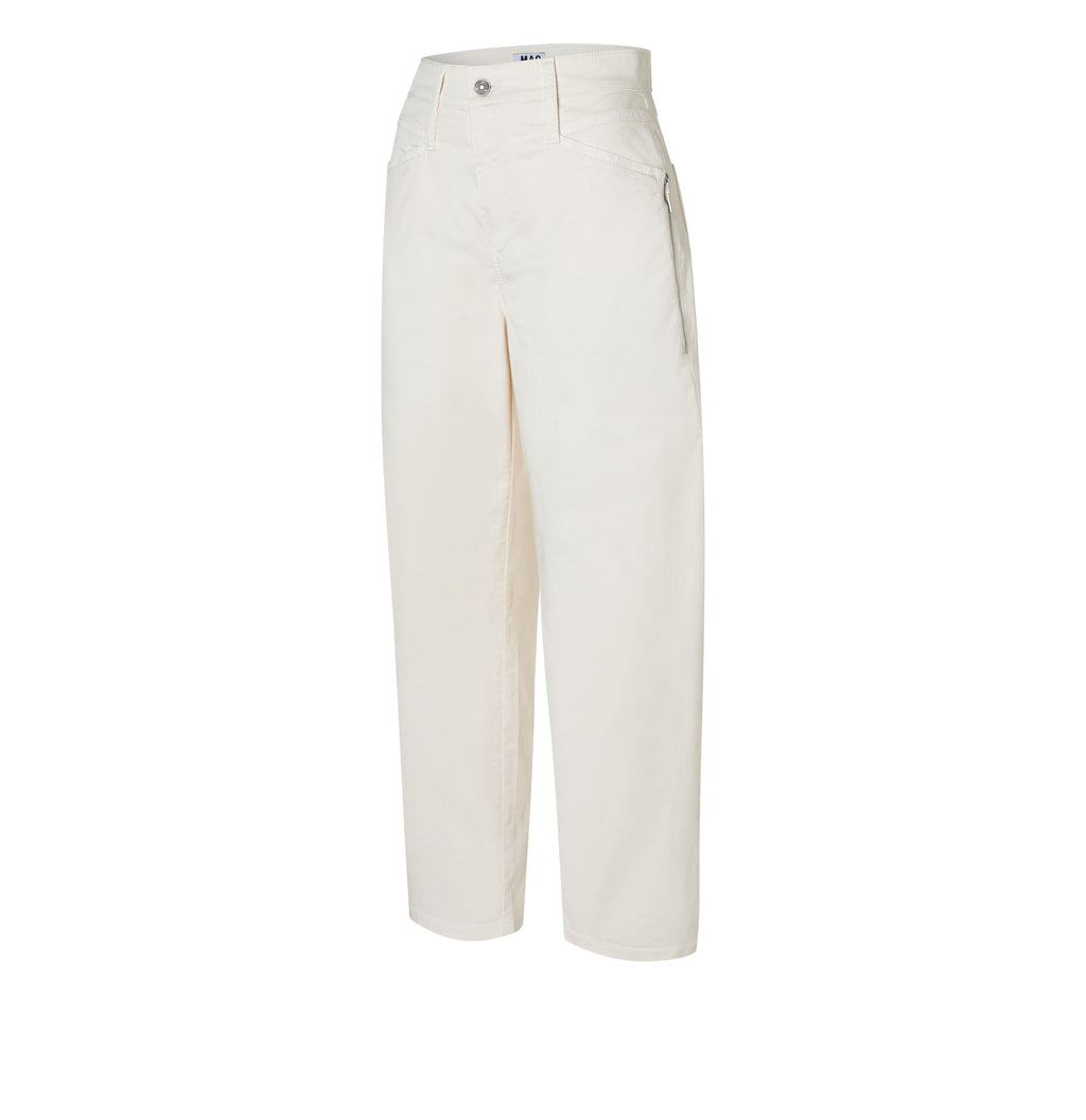 MAC JEANS - BORA, Authentic stretch gabardine - Relaxed Fit - 3141-00-0434L-014R - weiß