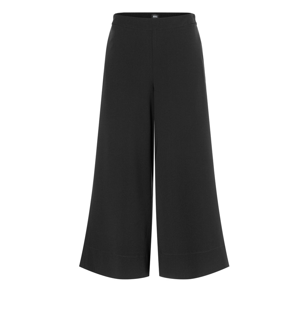MAC JEANS - CORALIE, Floating crepe - Wide Fit - 3493-00-0231L-090 - schwarz