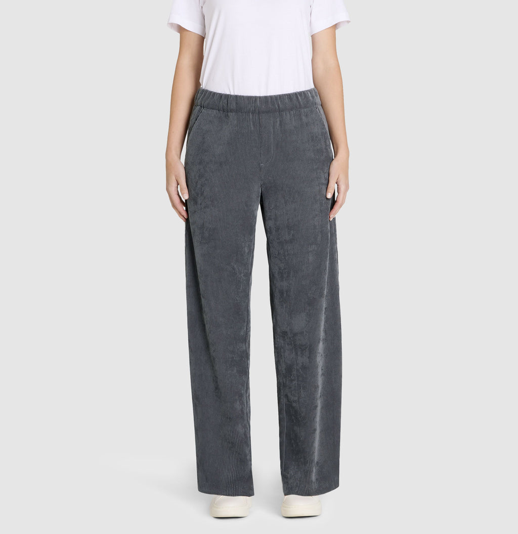 MAC JEANS - CHIARA, Fluid corduroy - Wide Fit - 3051-00-0410L-074 - grau