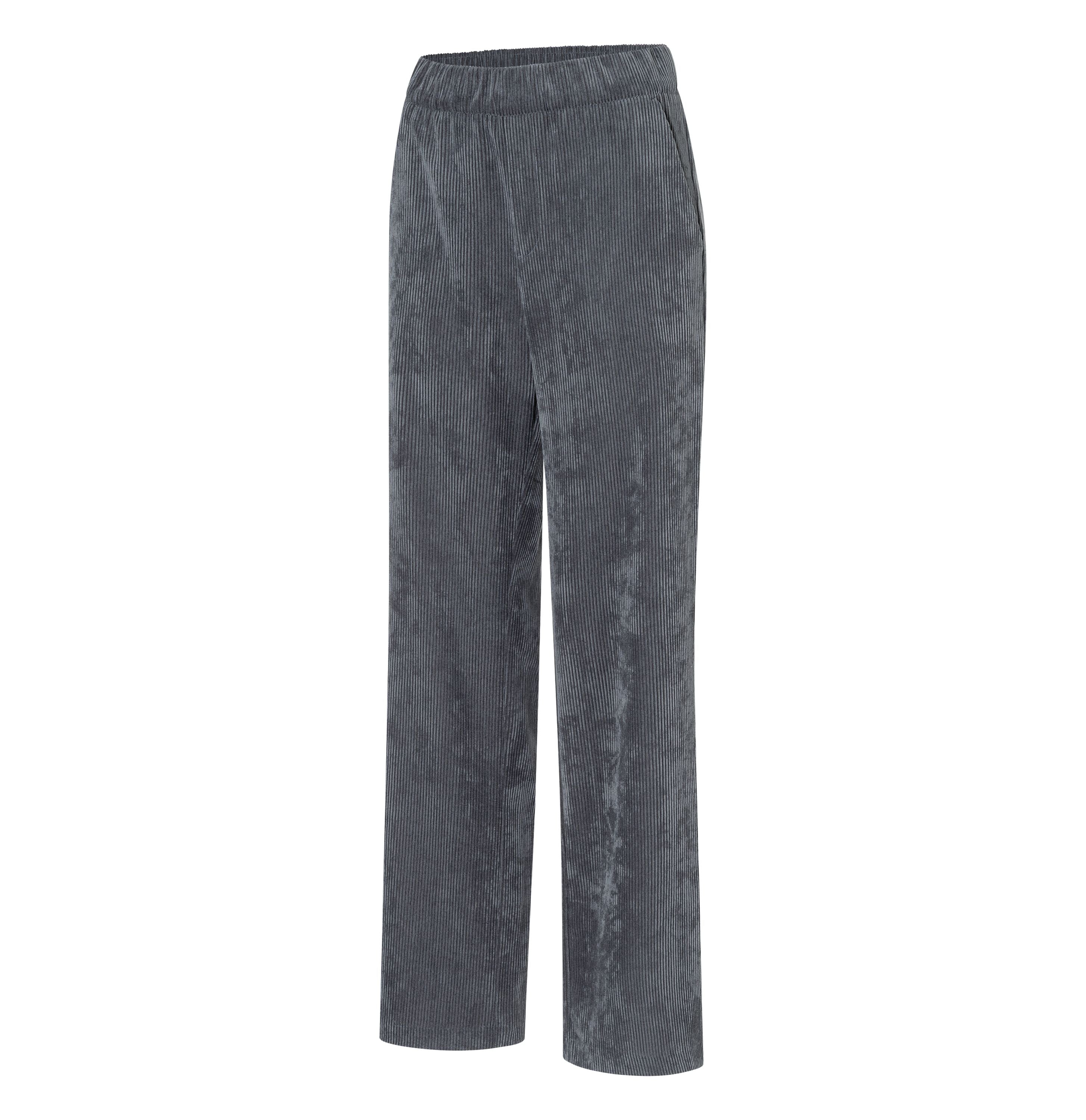 MAC JEANS - CHIARA, Fluid corduroy - Wide Fit - 3051-00-0410L-074 - grau