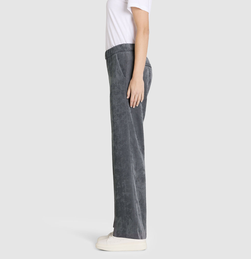 MAC JEANS - CHIARA, Fluid corduroy - Wide Fit - 3051-00-0410L-074 - grau