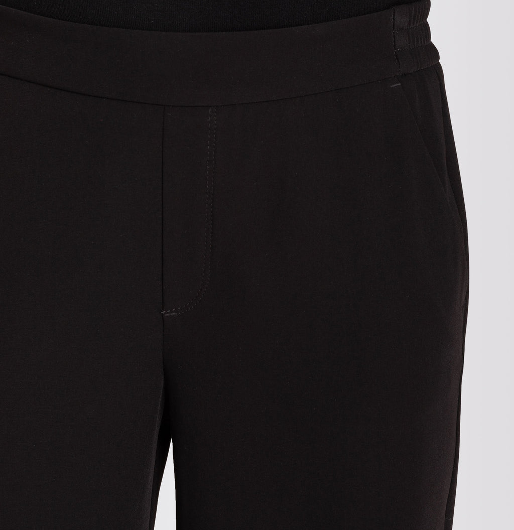 MAC JEANS - CHIARA, Floating crepe - Wide Fit - 2173-00-0231L-090 - schwarz