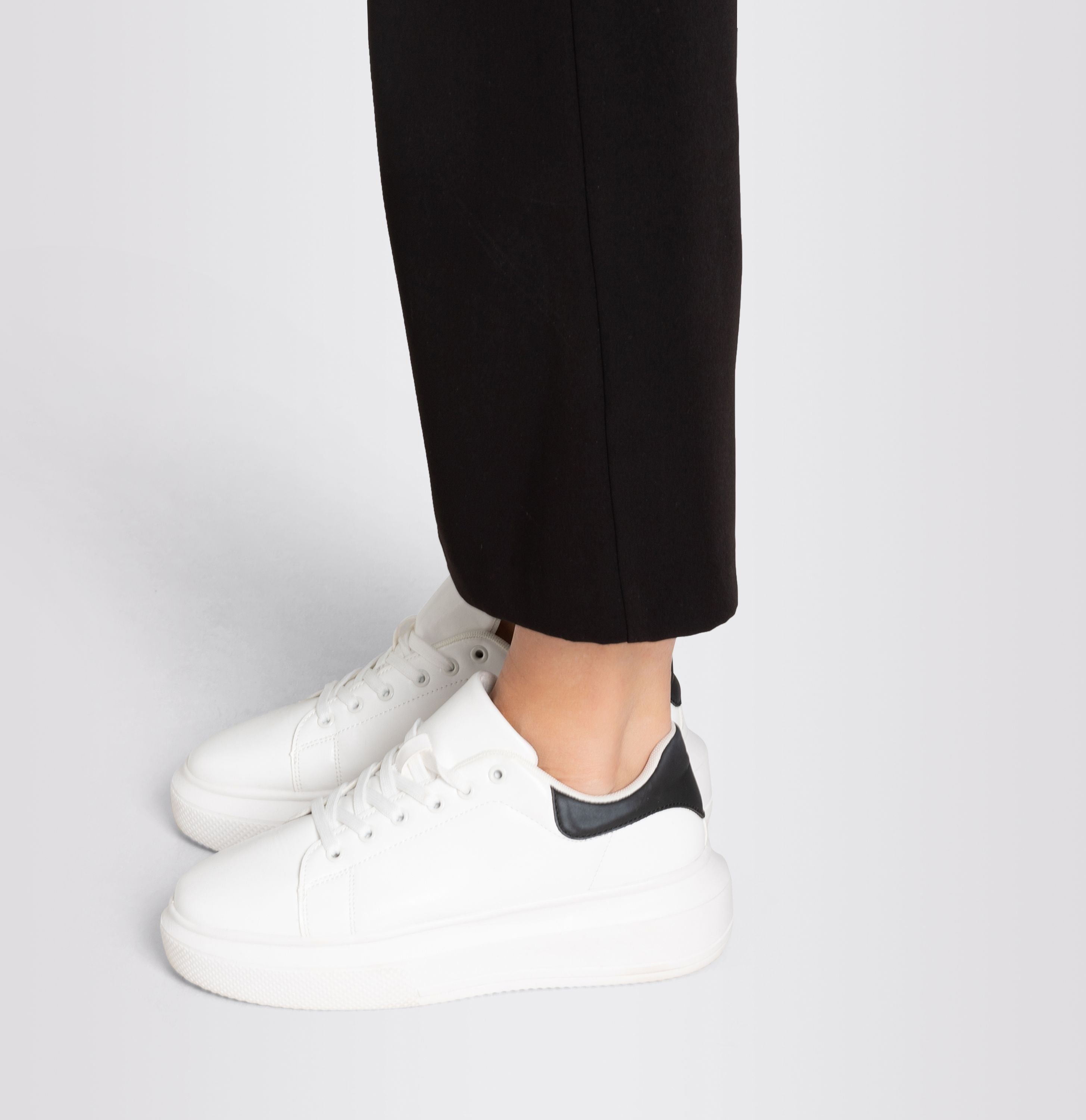 MAC JEANS - CHIARA, Floating crepe - Wide Fit - 2173-00-0231L-090 - schwarz