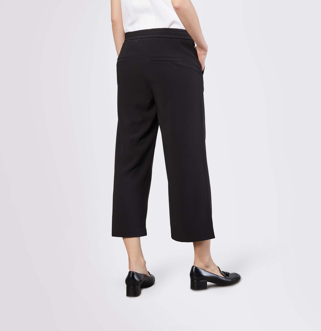 MAC JEANS - CHIARA, Floating crepe - Wide Fit - 2173-00-0231L-090 - schwarz