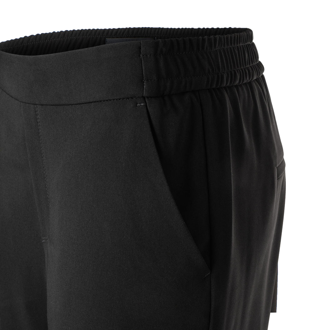 MAC JEANS - CHIARA, Floating crepe - Wide Fit - 2173-00-0231L-090 - schwarz