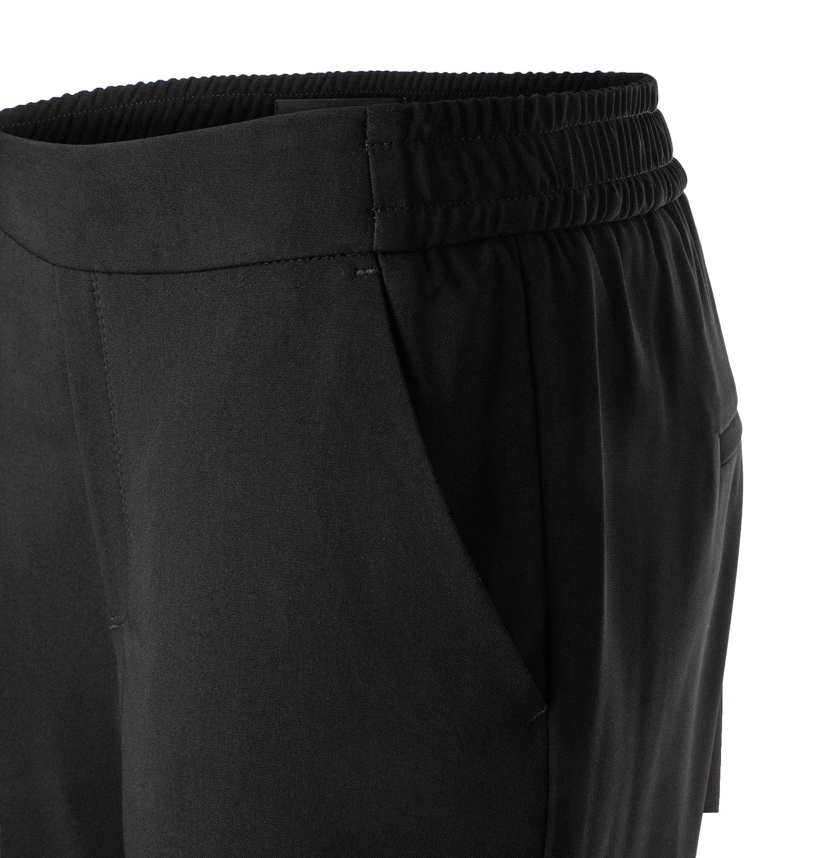 MAC JEANS - CHIARA, Floating crepe - Wide Fit - 2173-00-0231L-090 - schwarz