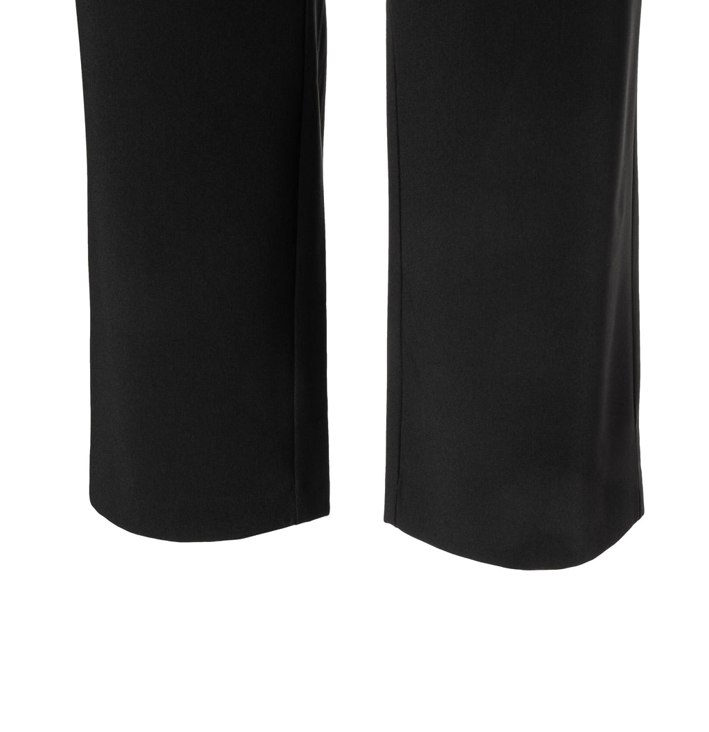 MAC JEANS - CHIARA, Floating crepe - Wide Fit - 2173-00-0231L-090 - schwarz