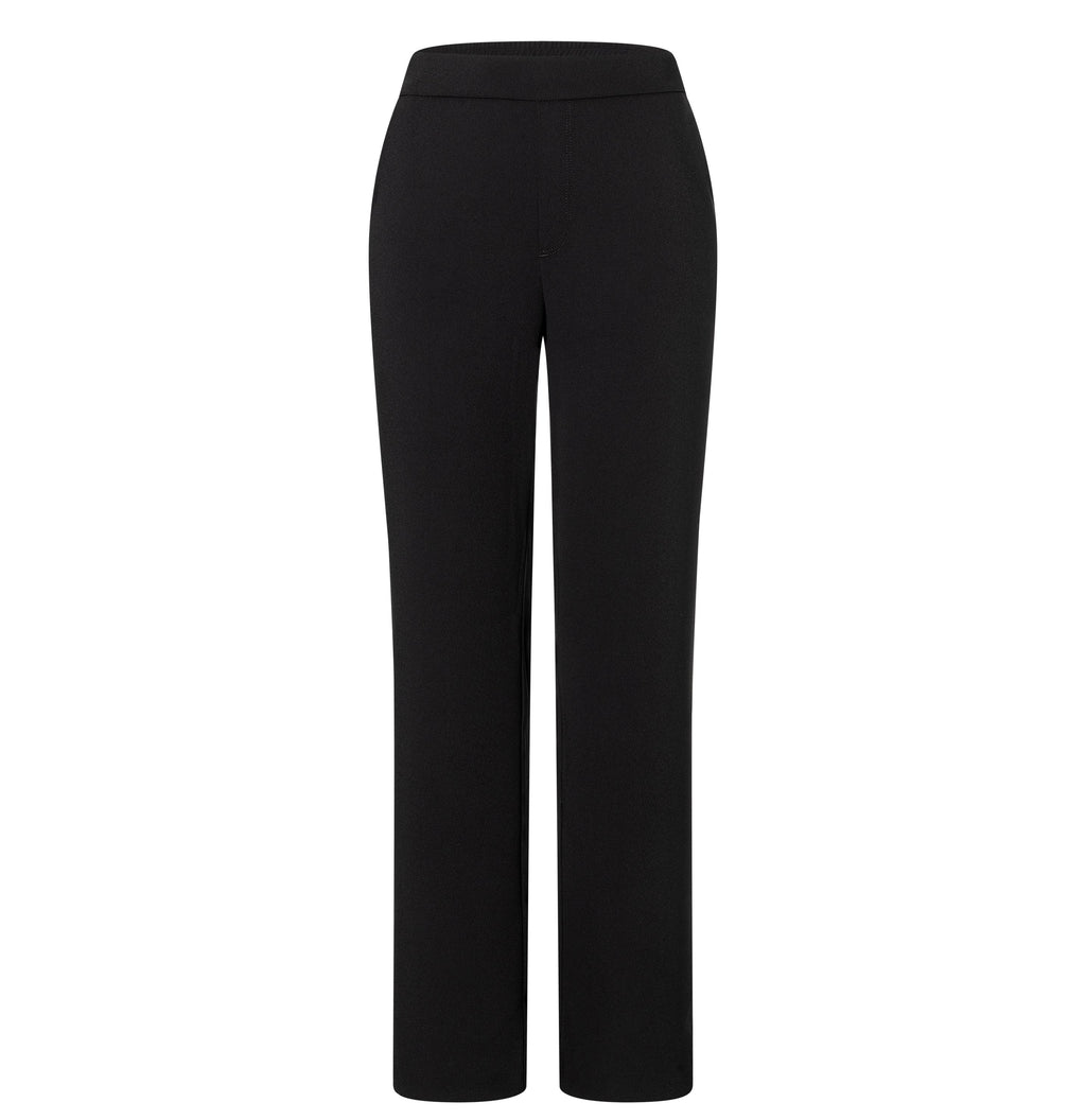 MAC JEANS - CHIARA, Floating crepe - Wide Fit - 2177-00-0231L-090 - schwarz