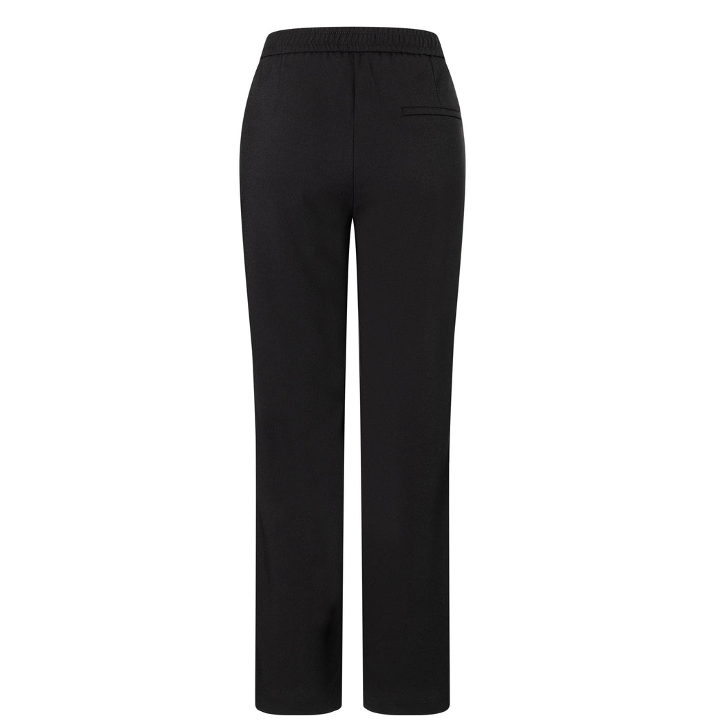 MAC JEANS - CHIARA, Floating crepe - Wide Fit - 2177-00-0231L-090 - schwarz