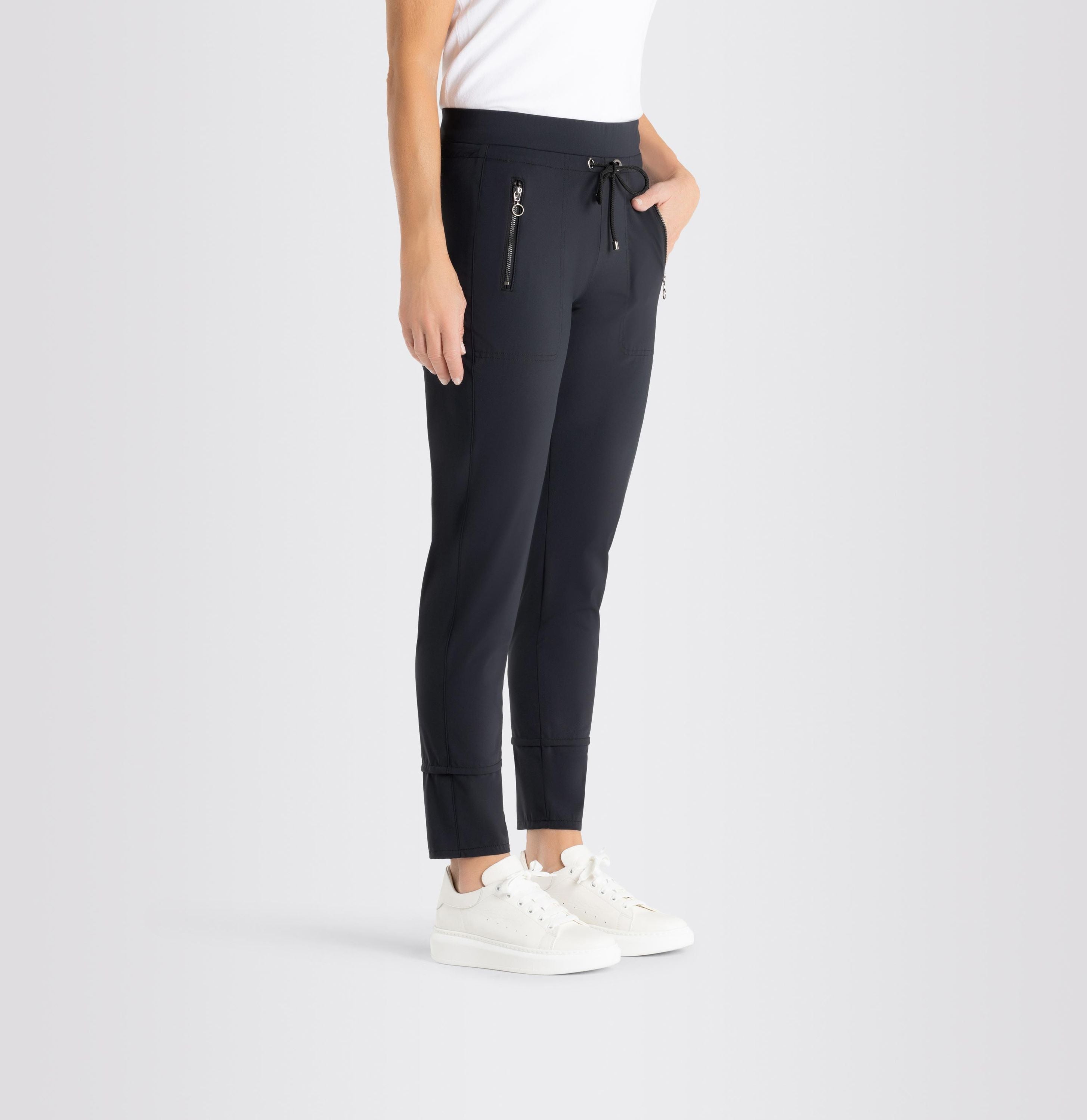 MAC JEANS - EASY, Premium techno stretch - Relaxed Fit - 3020-00-0169L-090 - schwarz