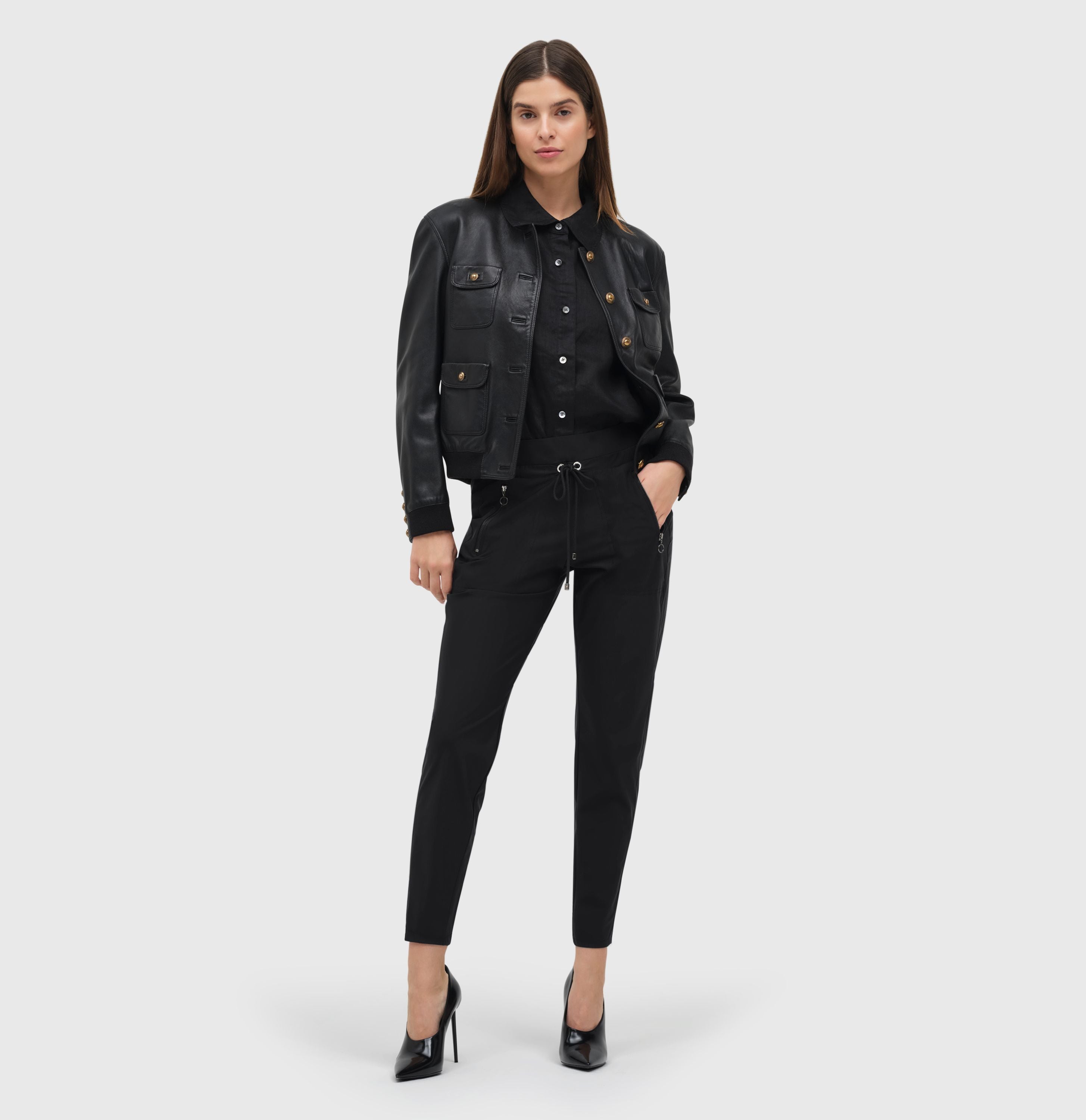 MAC JEANS - EASY, Premium techno stretch - Relaxed Fit - 3020-00-0169L-090 - schwarz