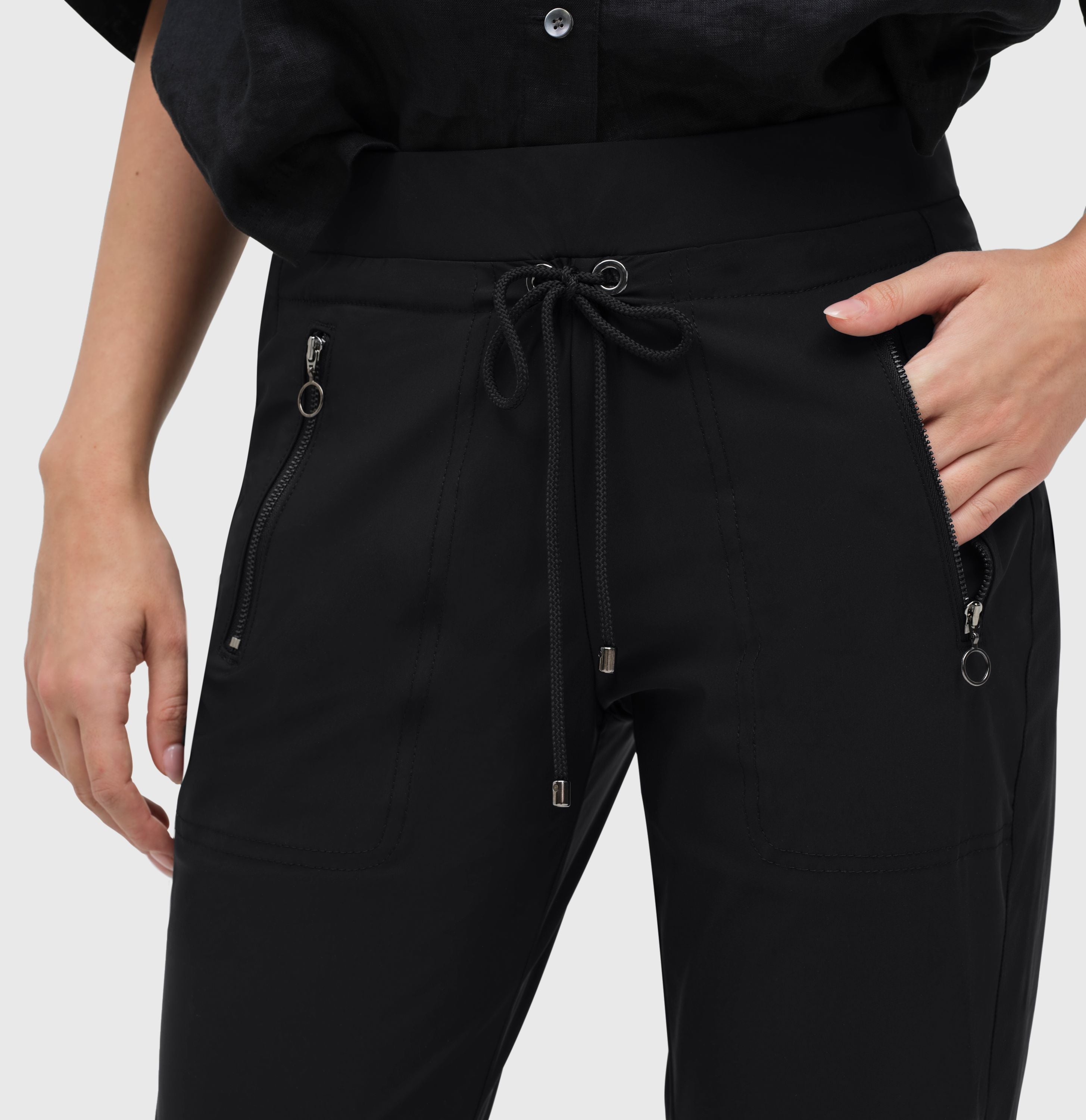 MAC JEANS - EASY, Premium techno stretch - Relaxed Fit - 3020-00-0169L-090 - schwarz