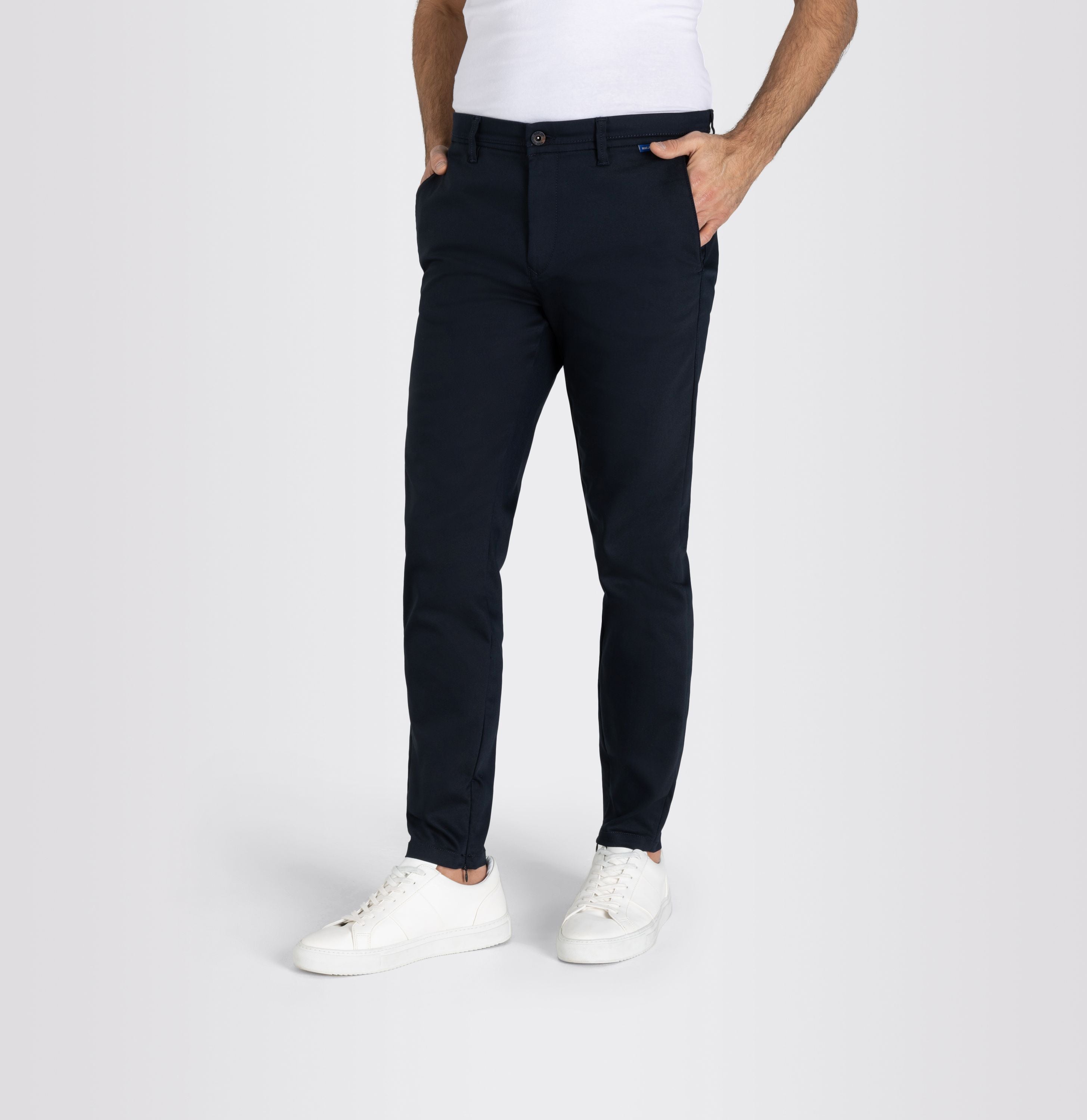 MAC JEANS - Griffin, Cotton Nylon Stretch - Tapered Fit - 6600-00-0762L-196 - blau