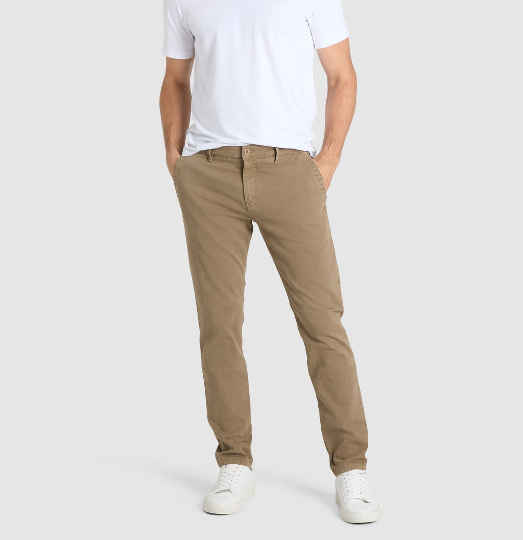 MAC JEANS - Lenny, Cotton Micro Structure - Regular Fit - 6800-00-0713L-250 - braun