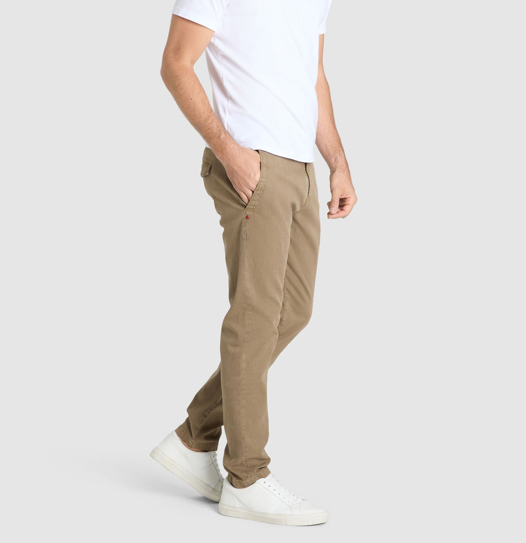 MAC JEANS - Lenny, Cotton Micro Structure - Regular Fit - 6800-00-0713L-250 - braun