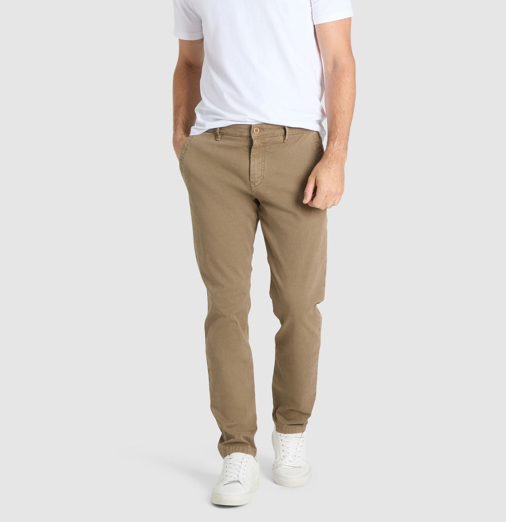 MAC JEANS - Lenny, Cotton Micro Structure - Regular Fit - 6800-00-0713L-250 - braun