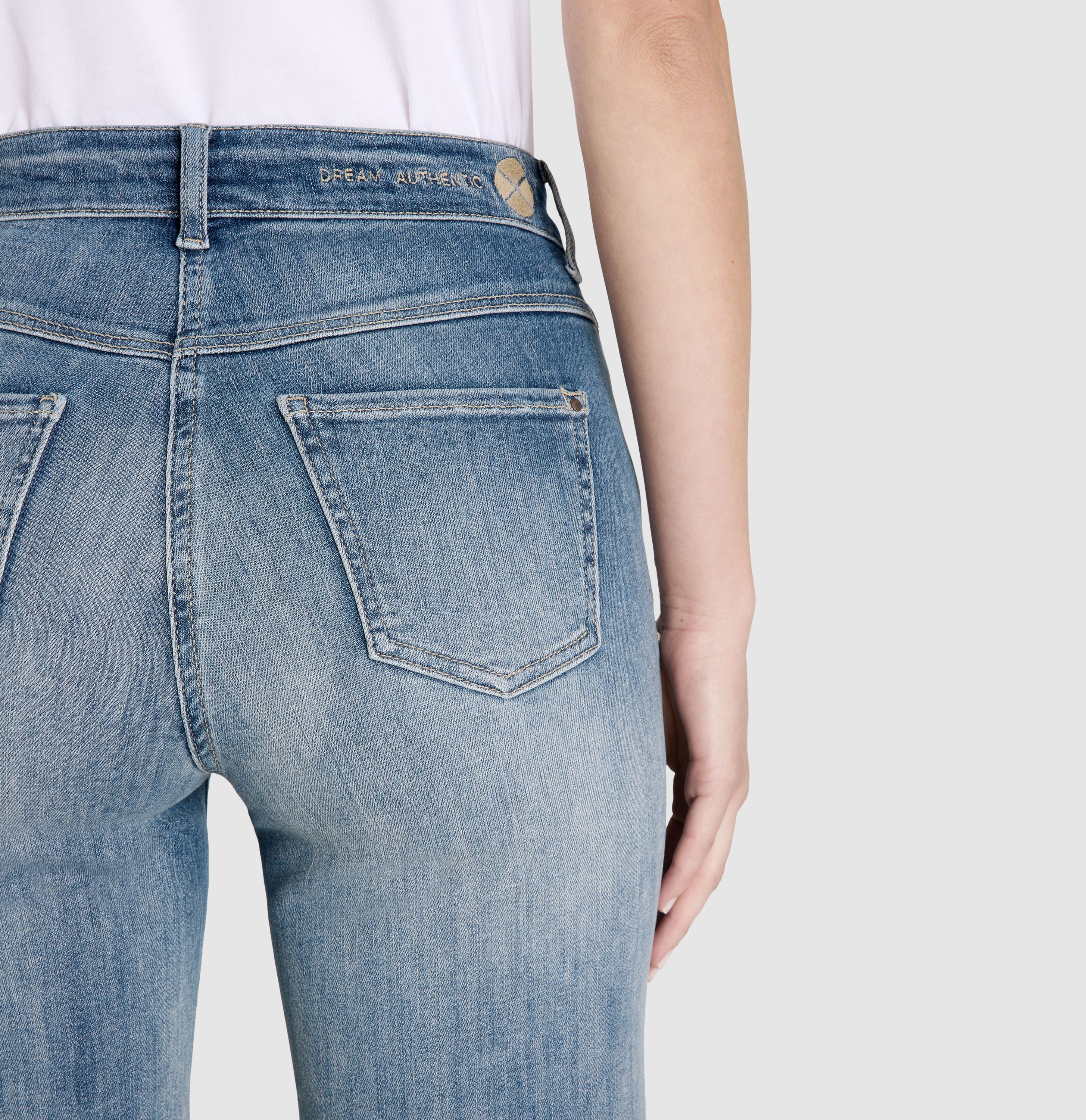 MAC JEANS - DREAM WIDE, Authentic mega flex - Wide Fit - 5439-90-0358L-D403 - blau
