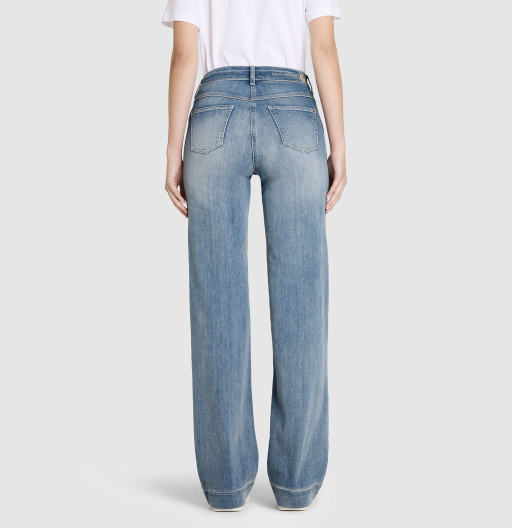 MAC JEANS - DREAM WIDE, Authentic mega flex - Wide Fit - 5439-90-0358L-D403 - blau