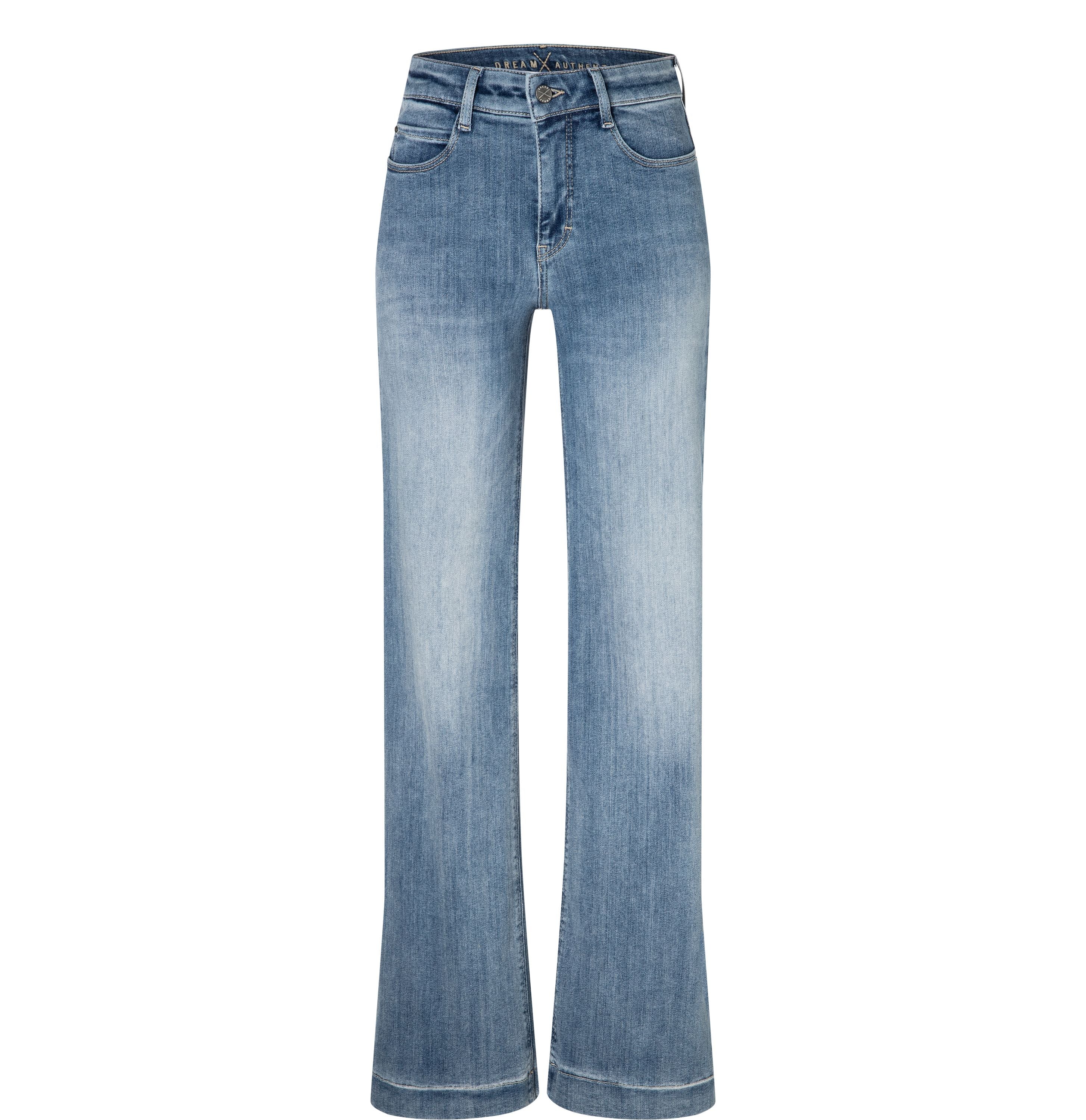 MAC JEANS - DREAM WIDE, Authentic mega flex - Wide Fit - 5439-90-0358L-D403 - blau