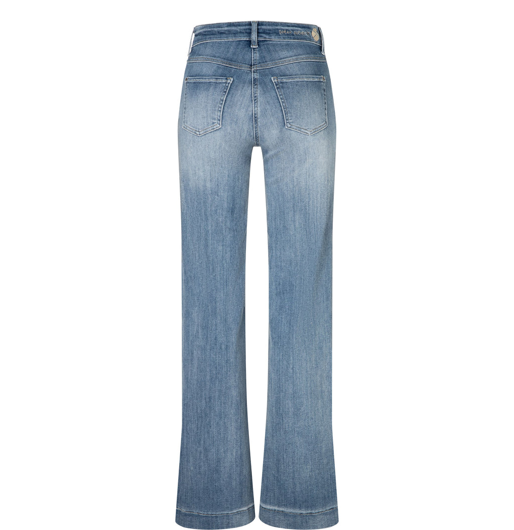 MAC JEANS - DREAM WIDE, Authentic mega flex - Wide Fit - 5439-90-0358L-D403 - blau