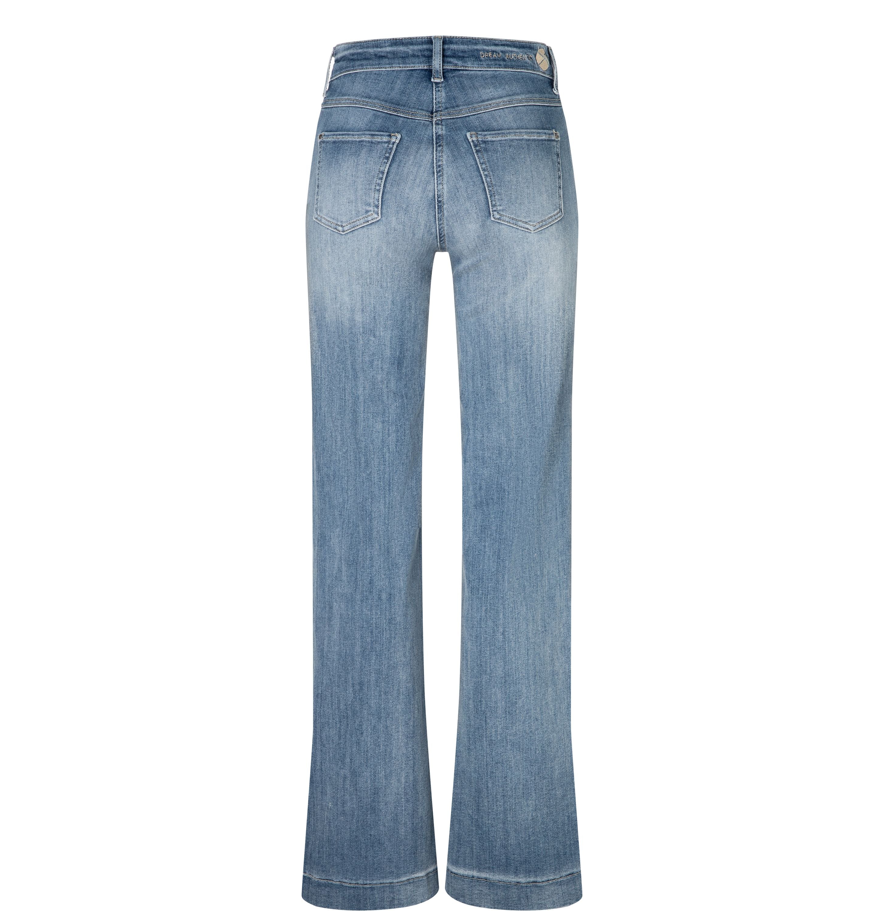 MAC JEANS - DREAM WIDE, Authentic mega flex - Wide Fit - 5439-90-0358L-D403 - blau