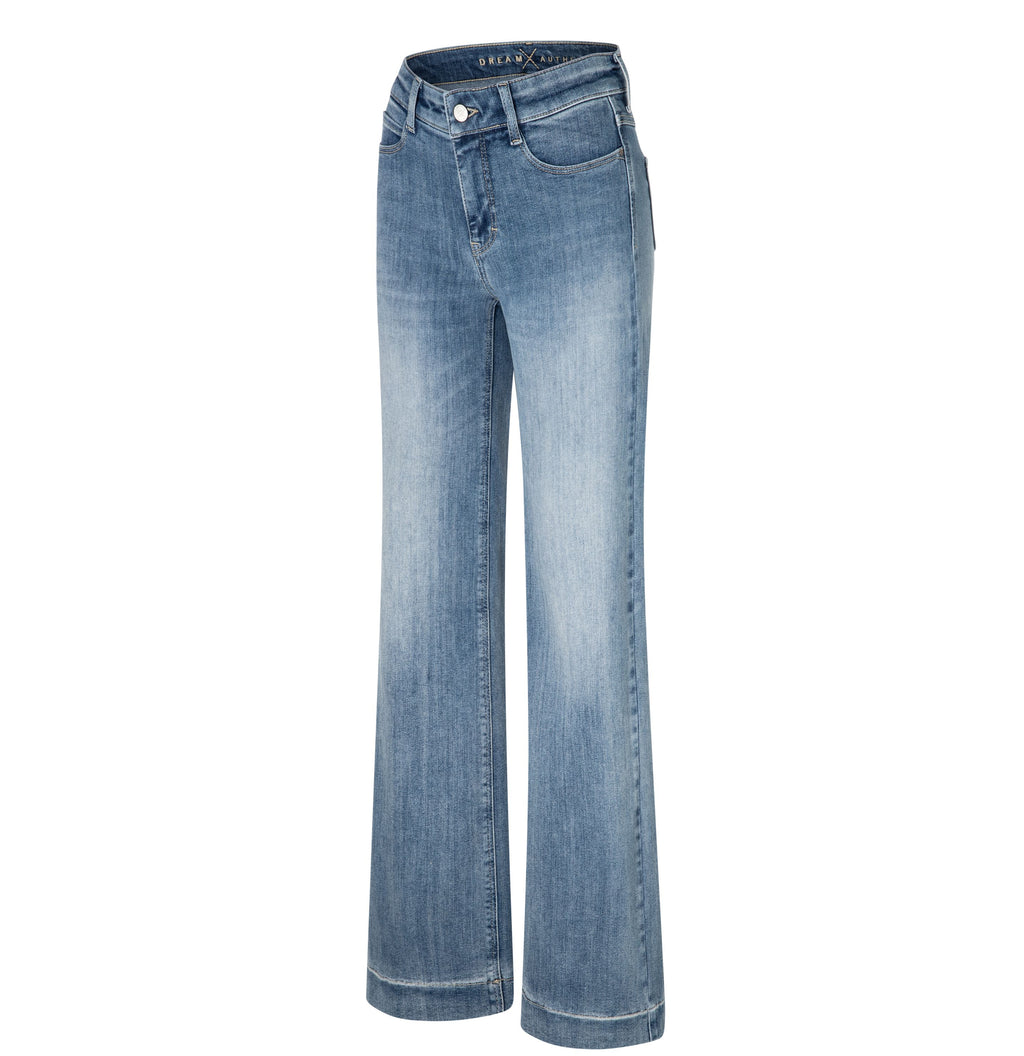 MAC JEANS - DREAM WIDE, Authentic mega flex - Wide Fit - 5439-90-0358L-D403 - blau