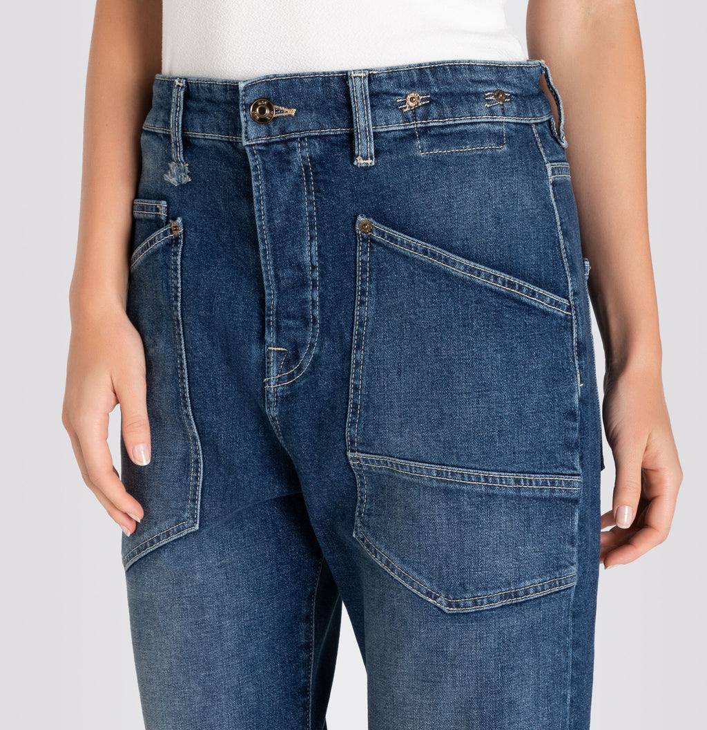 MAC JEANS - BAGGY, Authentic comfort denim - Relaxed Fit - 2314-90-0361L-D530 - blau