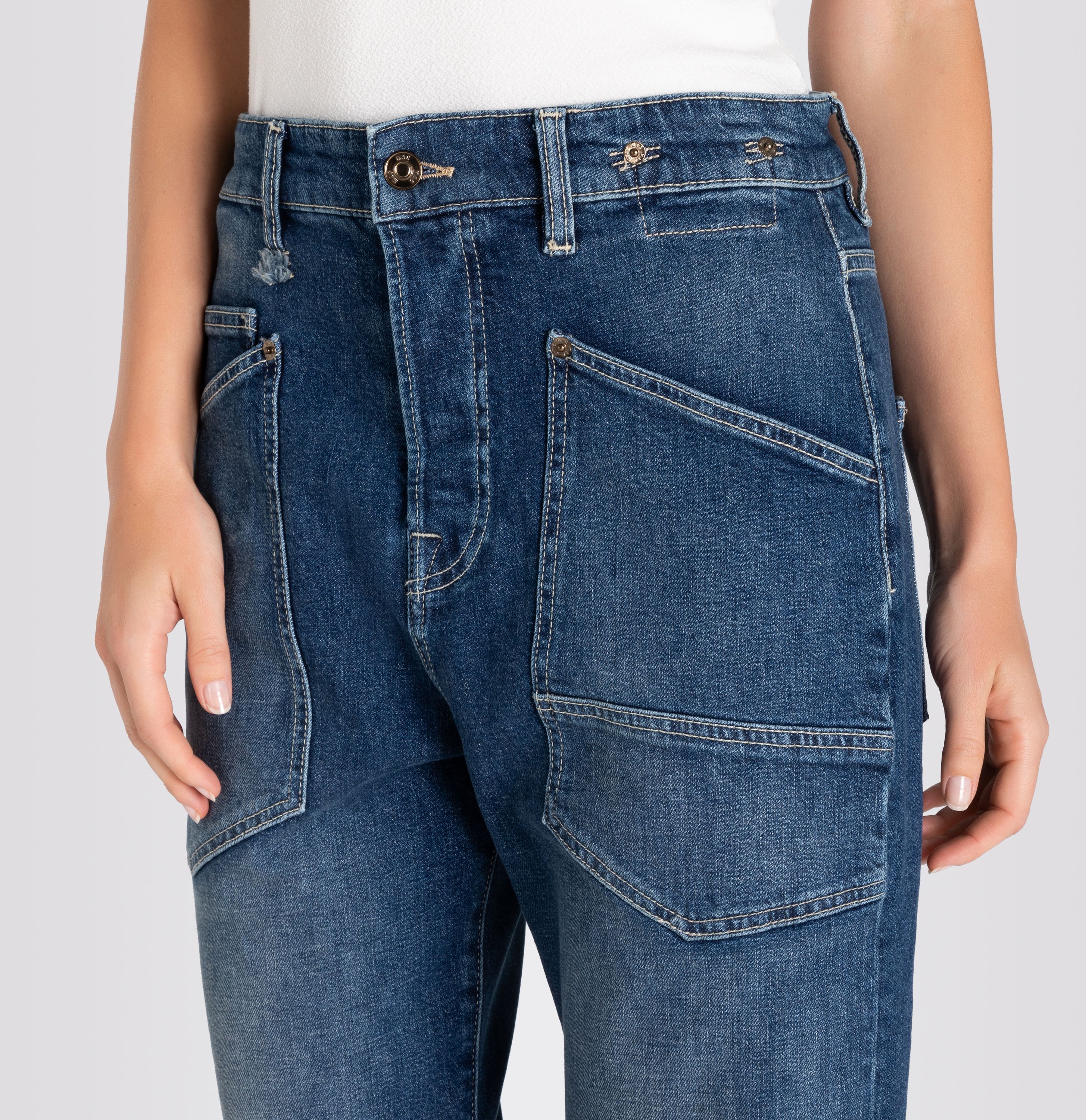 MAC JEANS - BAGGY, Authentic comfort denim - Relaxed Fit - 2314-90-0361L-D530 - blau