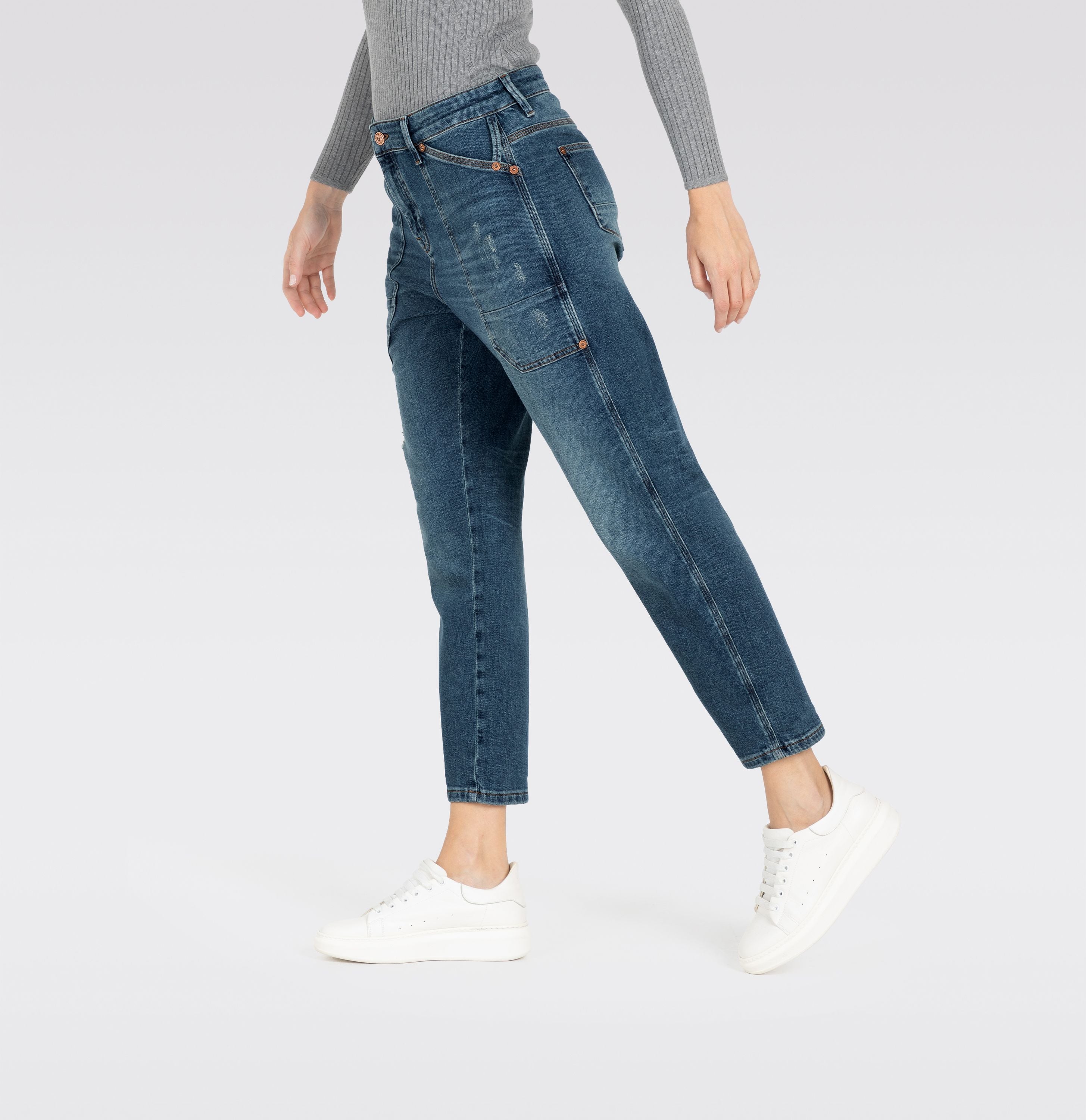 MAC JEANS - IOWA, Auth. comfort vintage denim - Relaxed Fit - 2803-90-0333L-D541 - blau