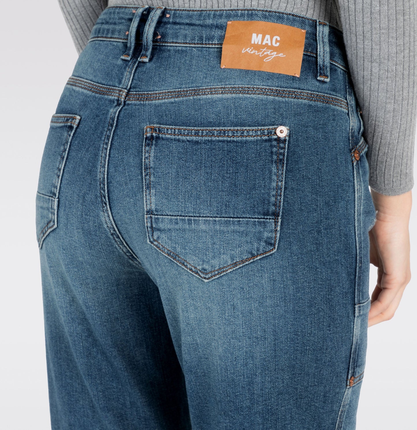 MAC JEANS - IOWA, Auth. comfort vintage denim - Relaxed Fit - 2803-90-0333L-D541 - blau