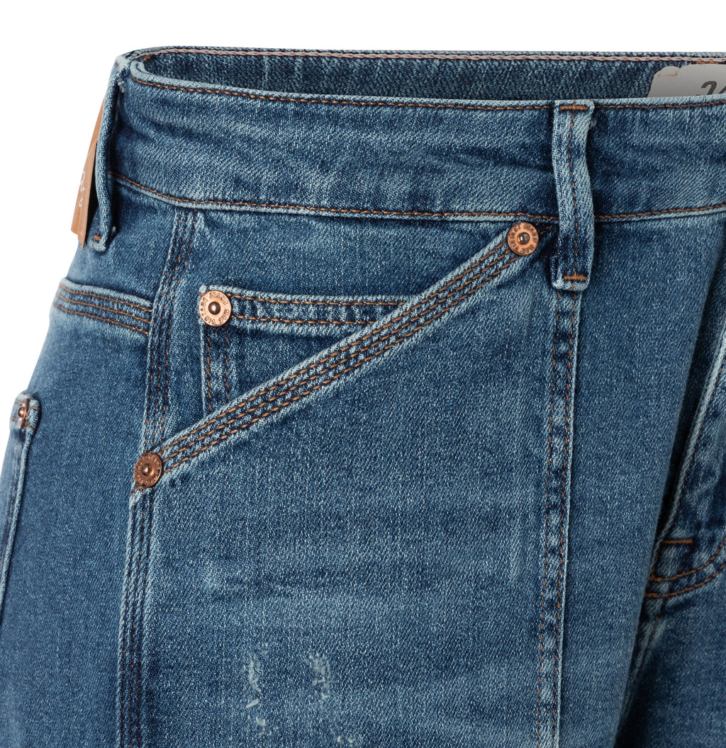 MAC JEANS - IOWA, Auth. comfort vintage denim - Relaxed Fit - 2803-90-0333L-D541 - blau