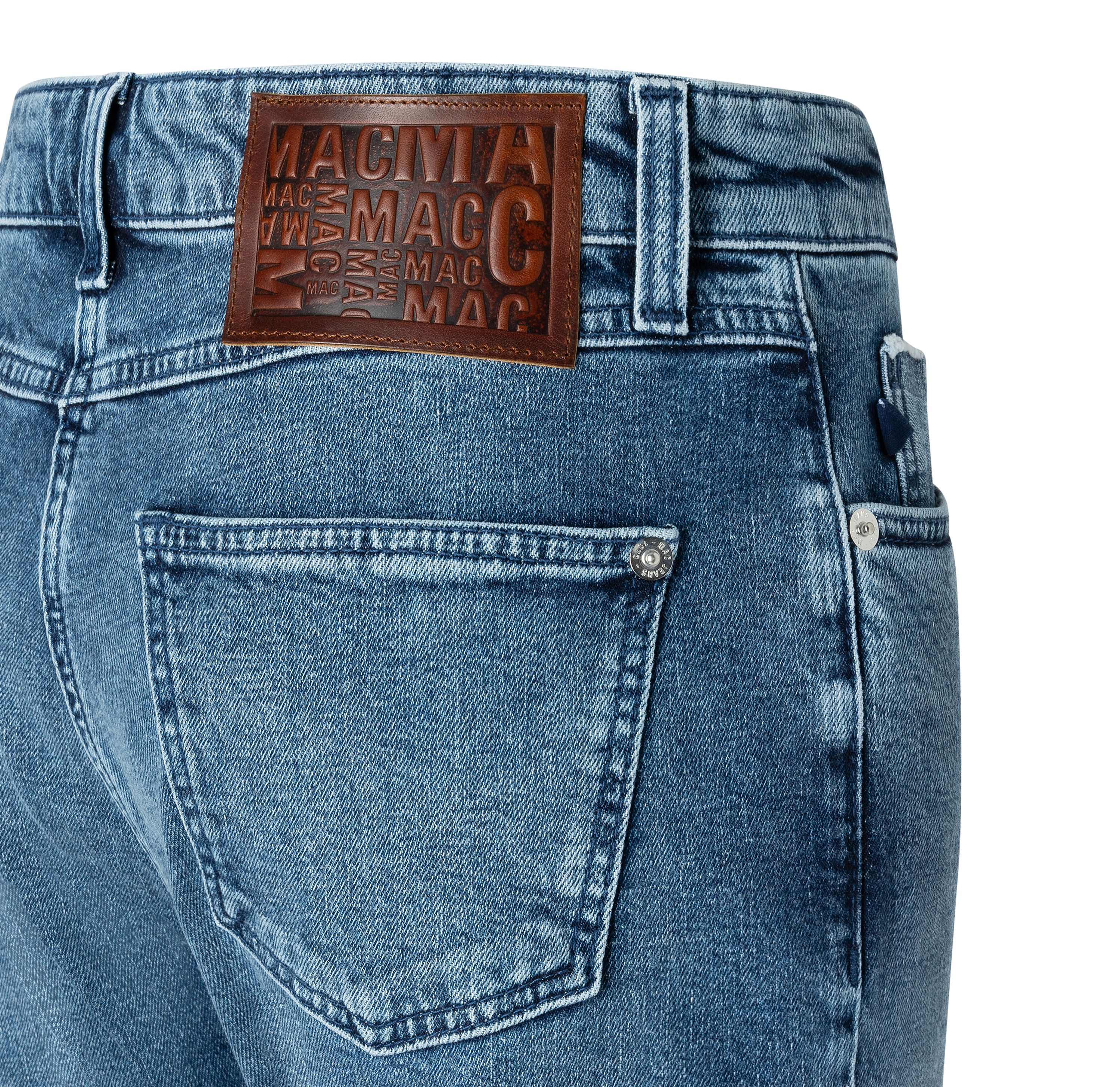 MAC JEANS - STRAIGHT, Authentic comfort denim - Straight Fit - 5818-90-0361L-D601 - blau