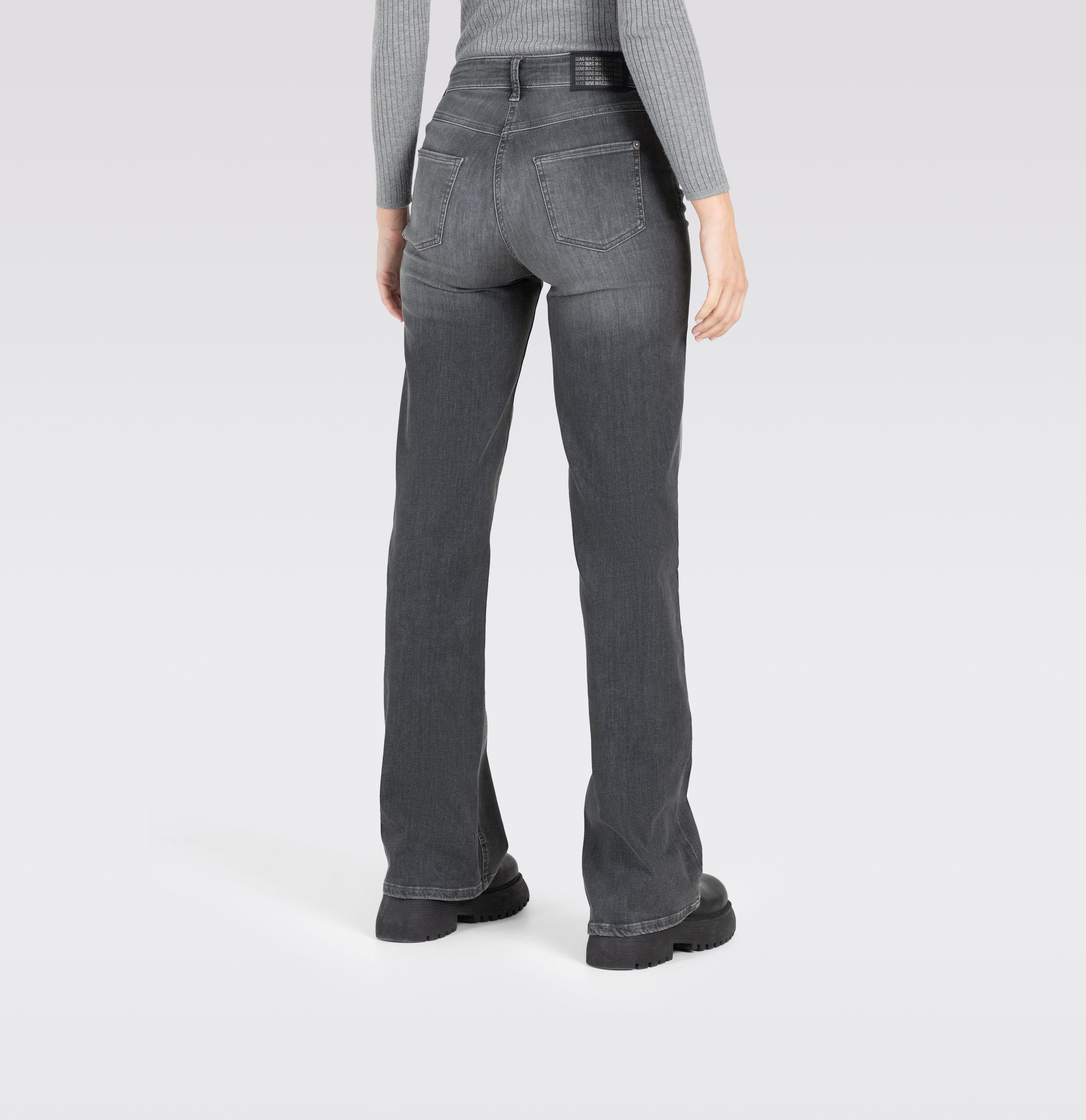 MAC JEANS - WIDE, Authentic Stretch Denim - Wide Fit - 5228-90-0387L-D901 - grau