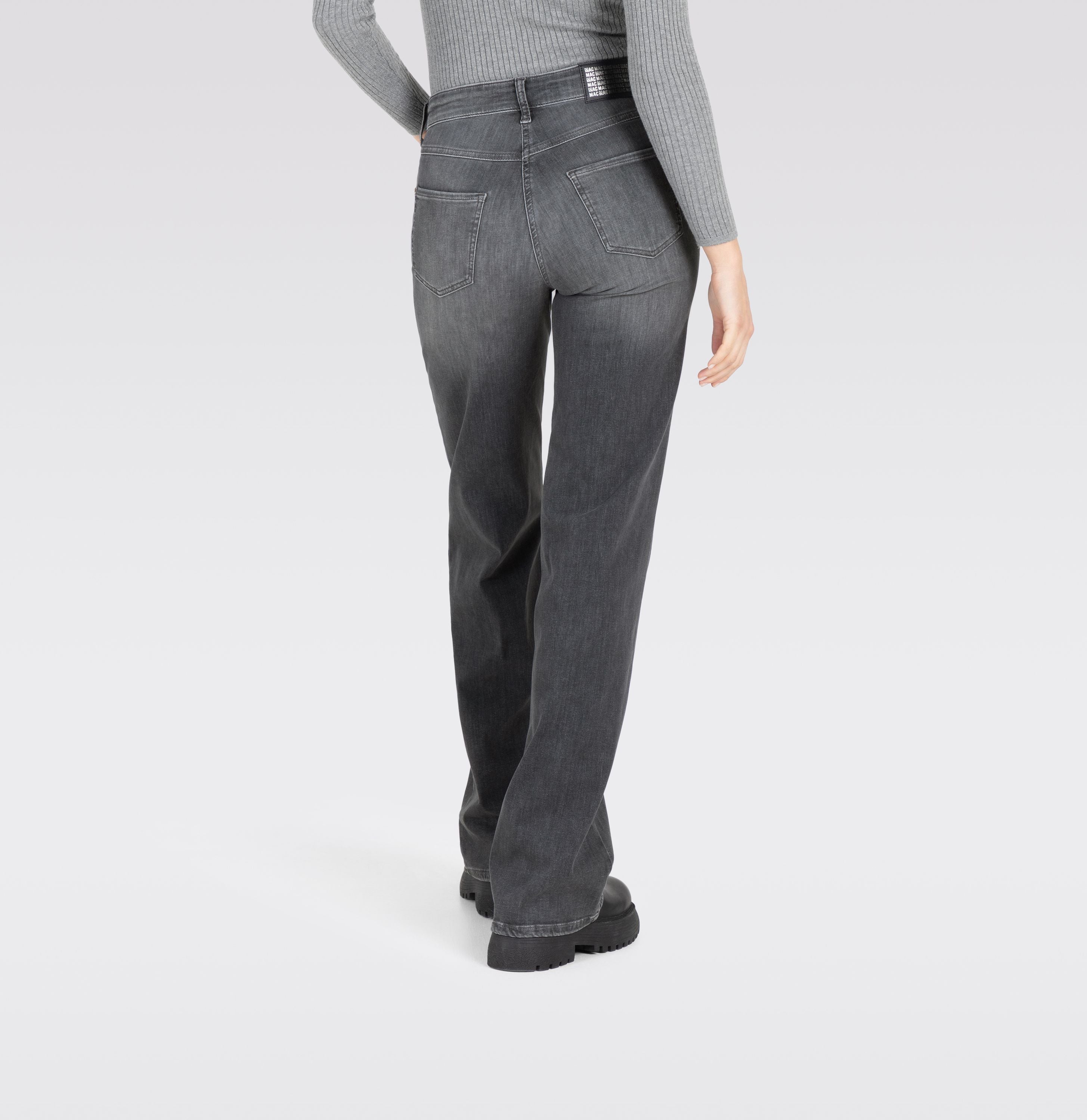 MAC JEANS - WIDE, Authentic Stretch Denim - Wide Fit - 5228-90-0387L-D901 - grau