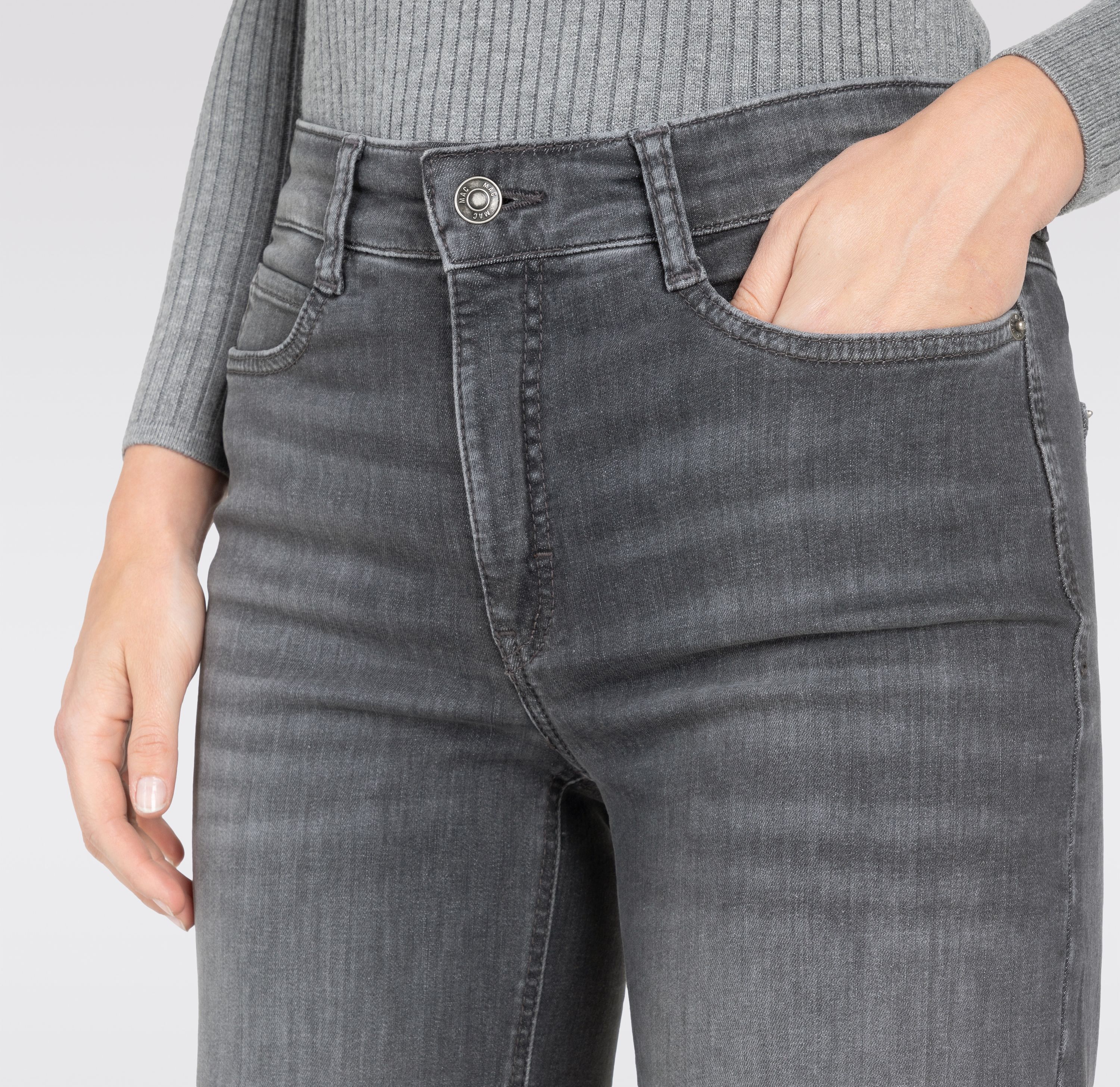 MAC JEANS - WIDE, Authentic Stretch Denim - Wide Fit - 5228-90-0387L-D901 - grau