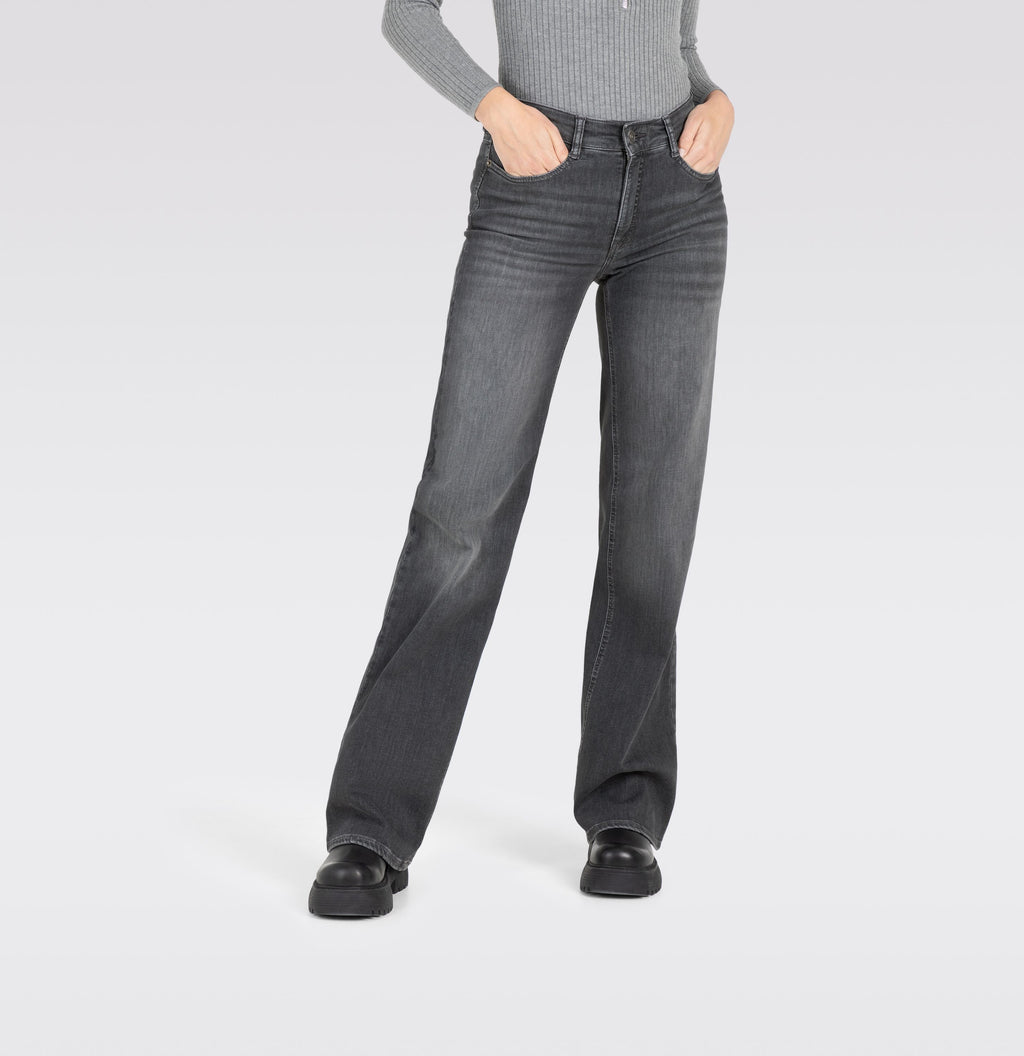 MAC JEANS - WIDE, Authentic Stretch Denim - Wide Fit - 5228-90-0387L-D901 - grau
