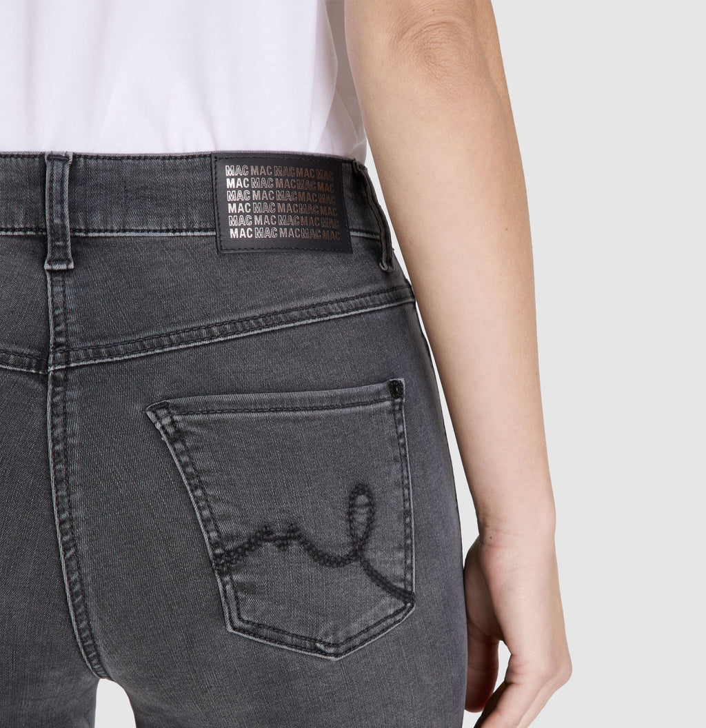 MAC JEANS - LAURA, Authentic Stretch Denim - Flared Fit - 5225-90-0387L-D910 - grau
