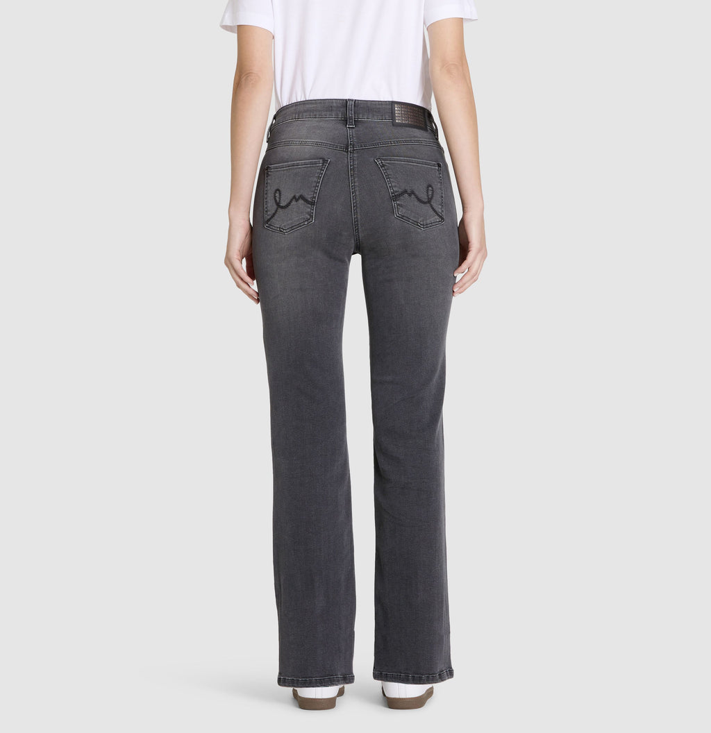 MAC JEANS - LAURA, Authentic Stretch Denim - Flared Fit - 5225-90-0387L-D910 - grau
