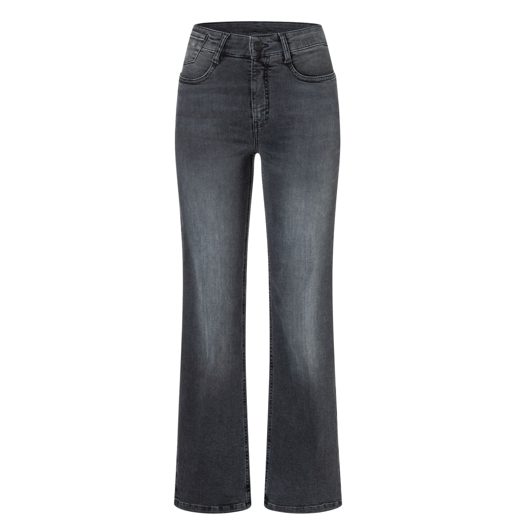 MAC JEANS - LAURA, Authentic Stretch Denim - Flared Fit - 5225-90-0387L-D910 - grau