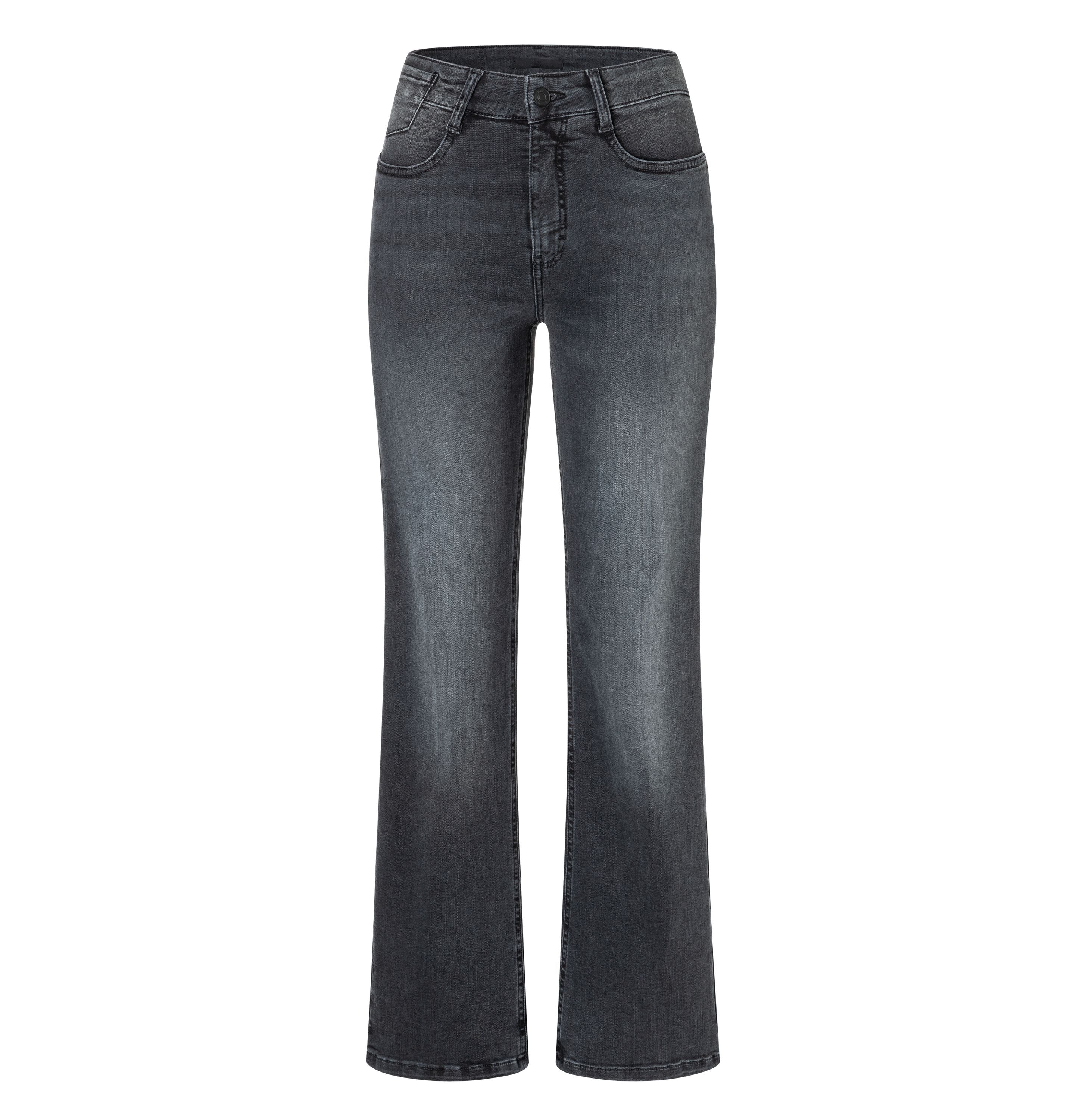 MAC JEANS - LAURA, Authentic Stretch Denim - Flared Fit - 5225-90-0387L-D910 - grau