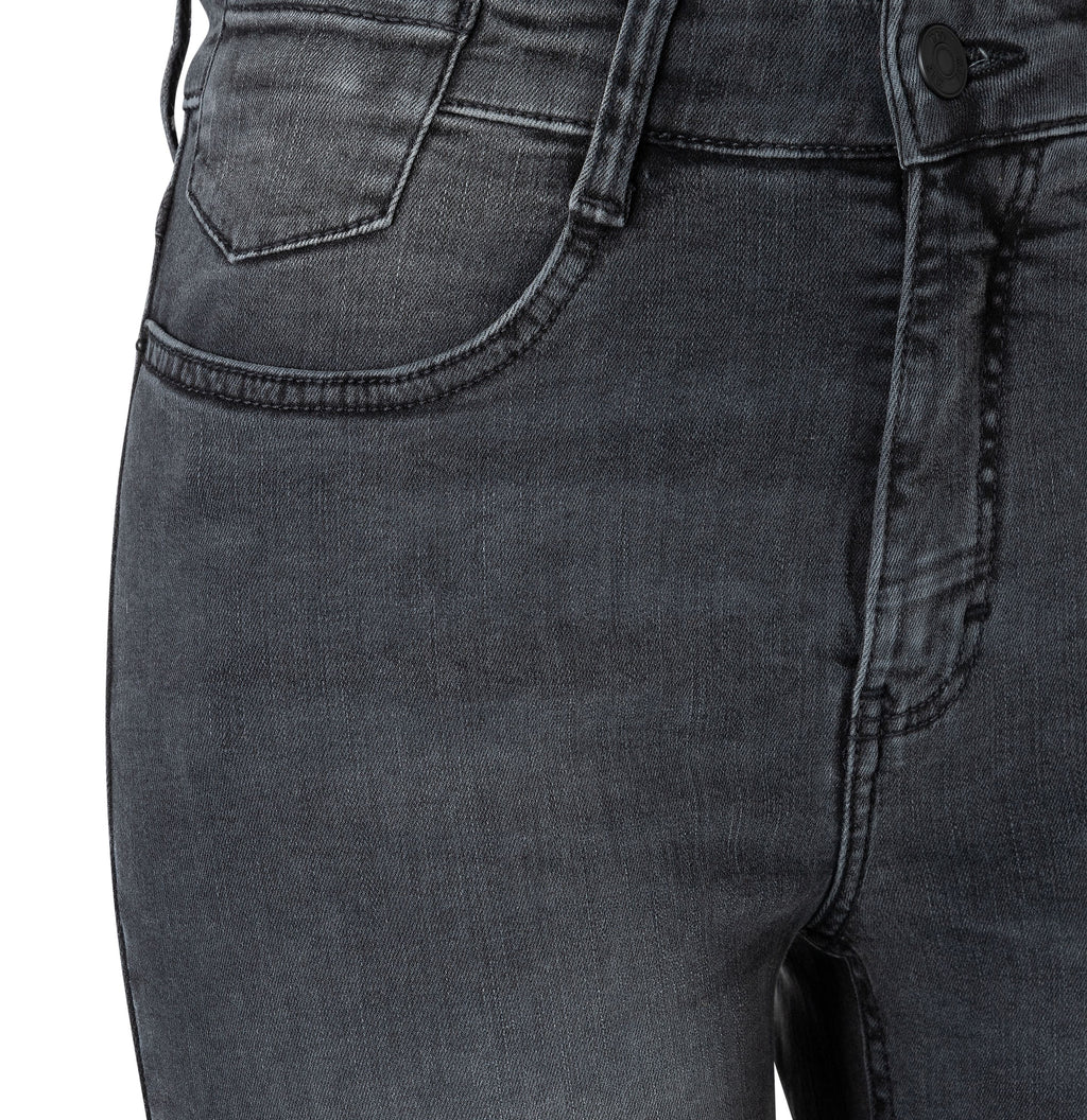 MAC JEANS - LAURA, Authentic Stretch Denim - Flared Fit - 5225-90-0387L-D910 - grau
