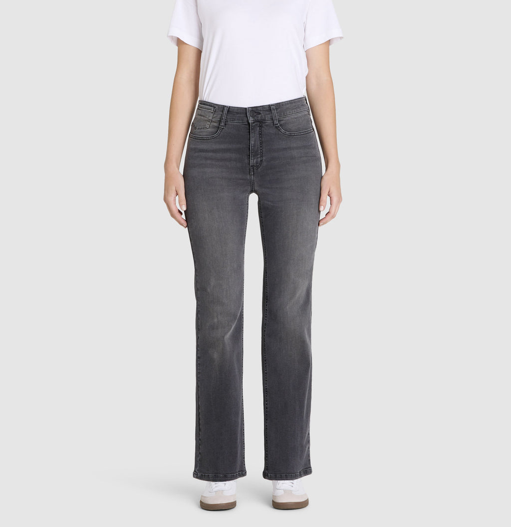MAC JEANS - LAURA, Authentic Stretch Denim - Flared Fit - 5225-90-0387L-D910 - grau